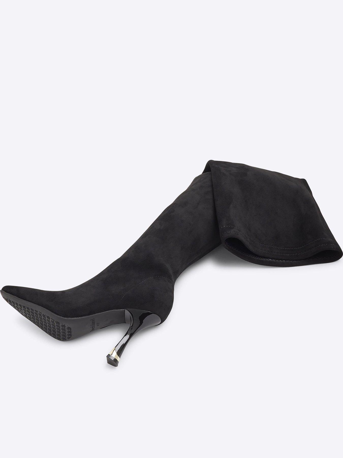 River Island Over The Knee Sock Boot Black Very