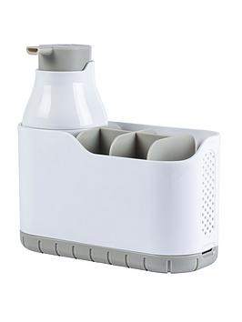 Product photograph of Beldray Antibacterial Soap Dispenser And Toothbrush Caddy Set from very.co.uk