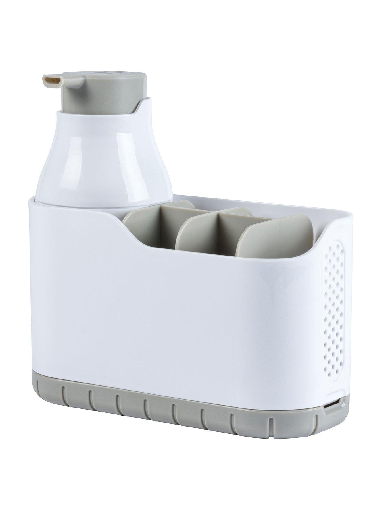 undefined Antibacterial Soap Dispenser and Toothbrush Caddy Set