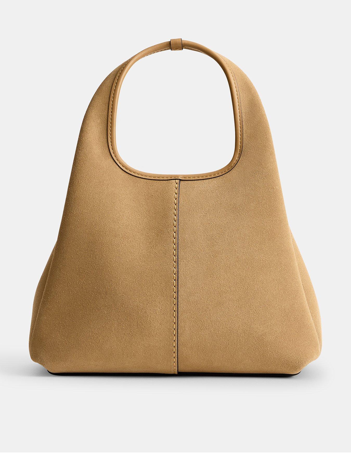 COACH Lana 23 Mixed Leather Suede Shoulder Bag - Brown | Very