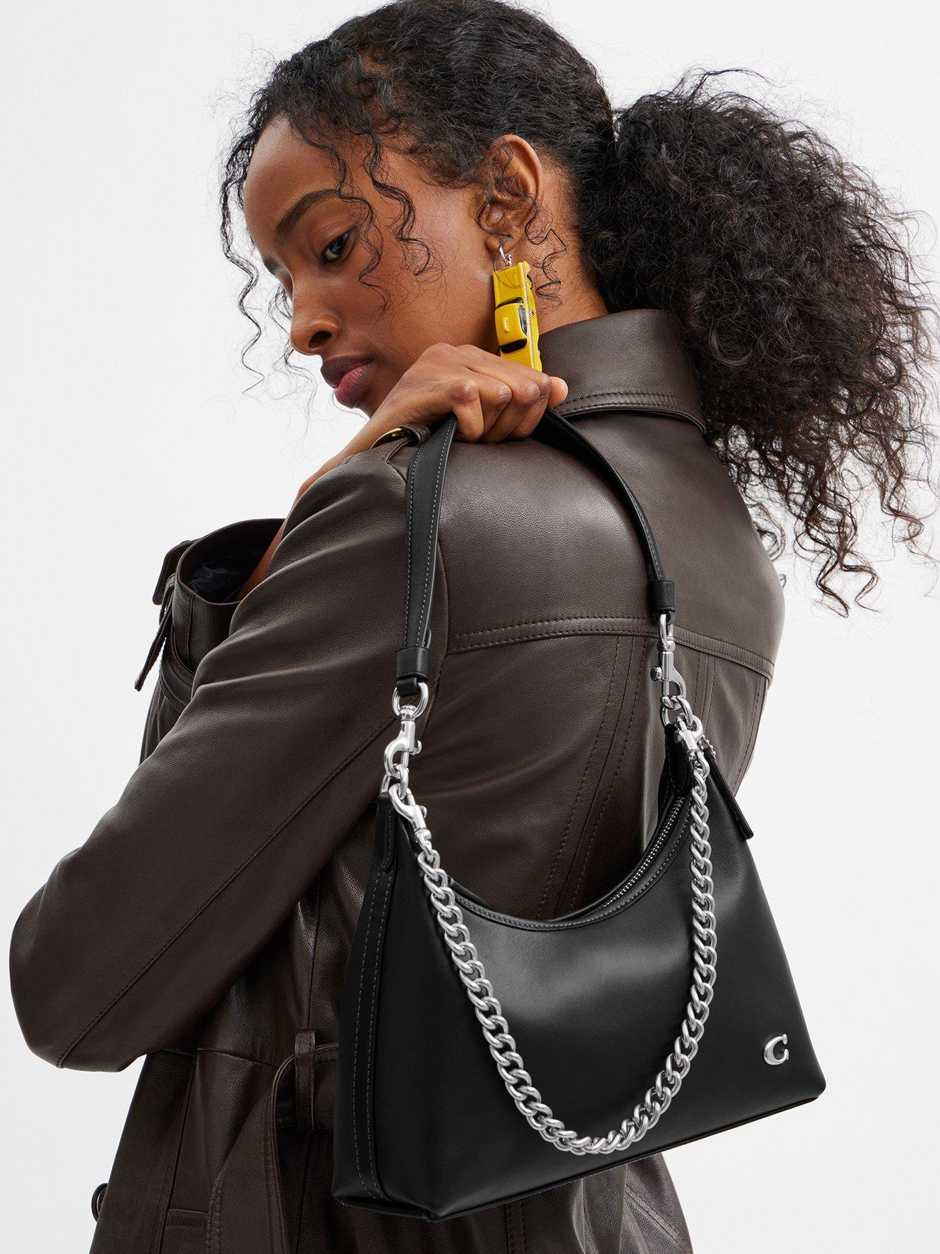★Coach Glovetanned Leather Juliet Shoulder Bag 関税込★ Coach Juliet Shoulder Bag - glovetanned leather/Silver