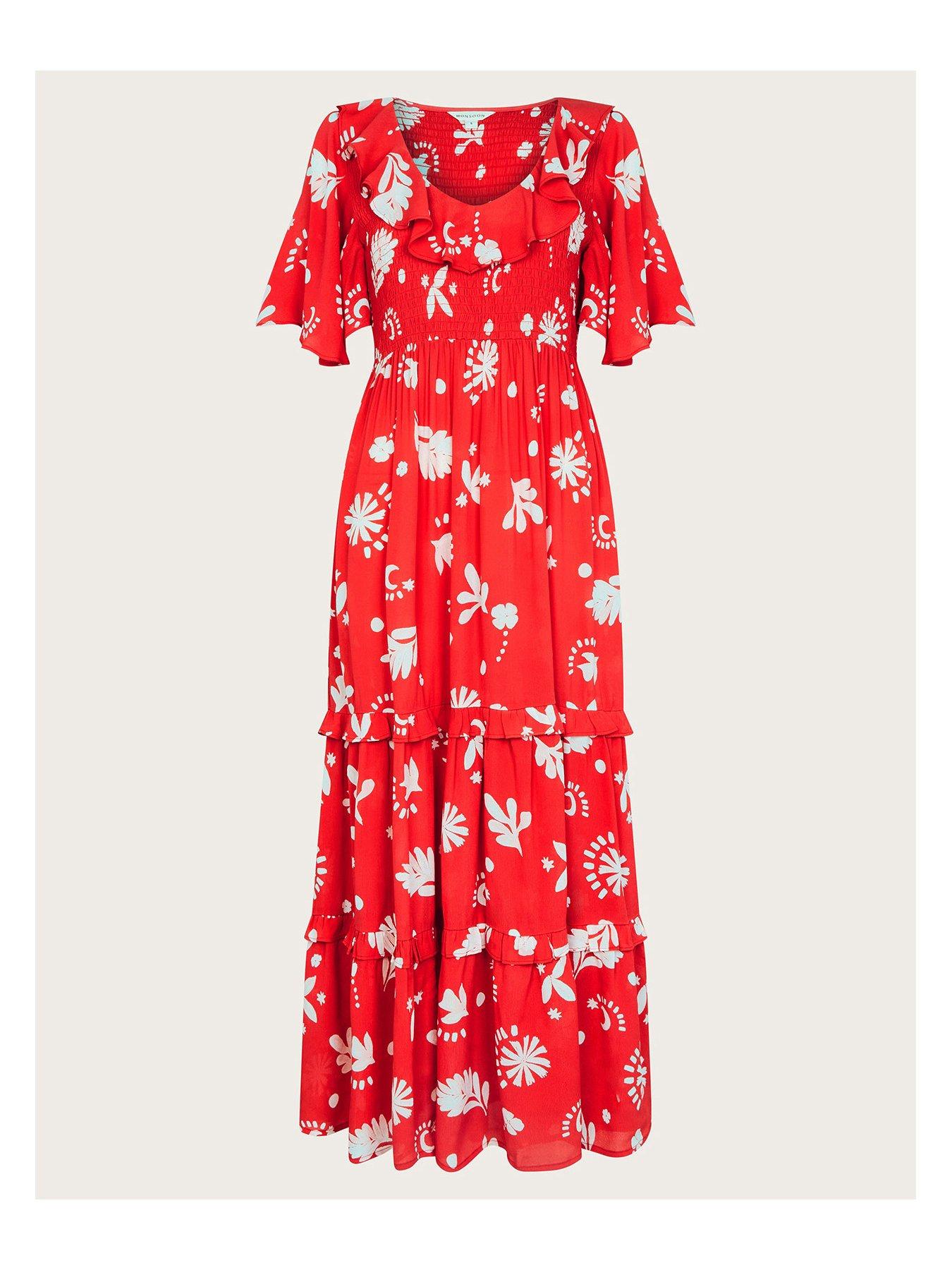 Monsoon lilly maxi dress shop