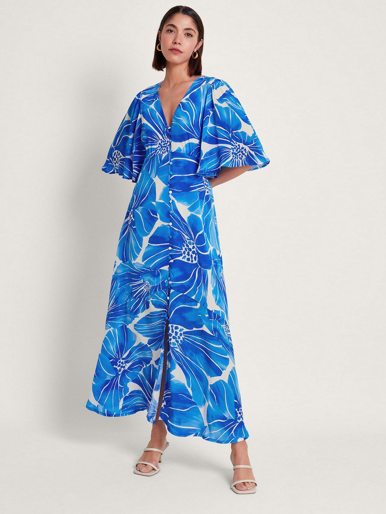 Monsoon Maura Floral Tea Dress Very