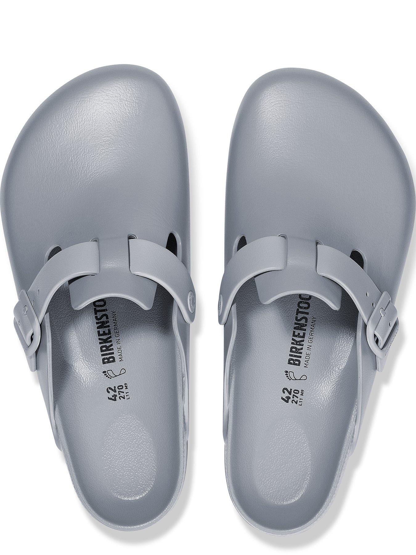 Birkenstock Boston EVA Wider Fit Clogs - Stone Coin | Very.co.uk