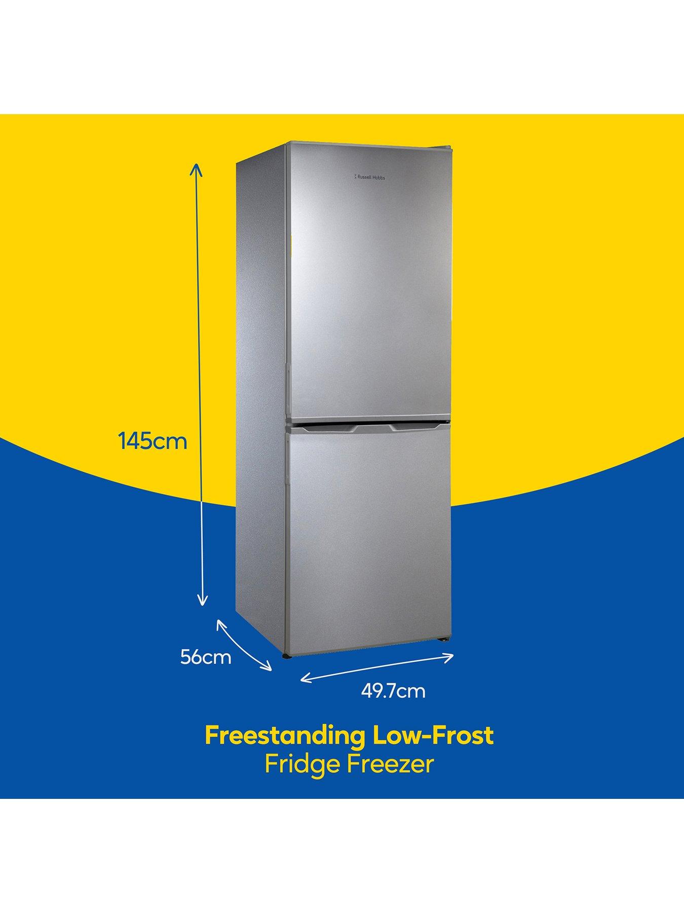 Image 3 of 7 of Russell Hobbs RH145FF501E1S Freestanding 50cm Wide&nbsp;Low Frost Fridge Freezer - Silver