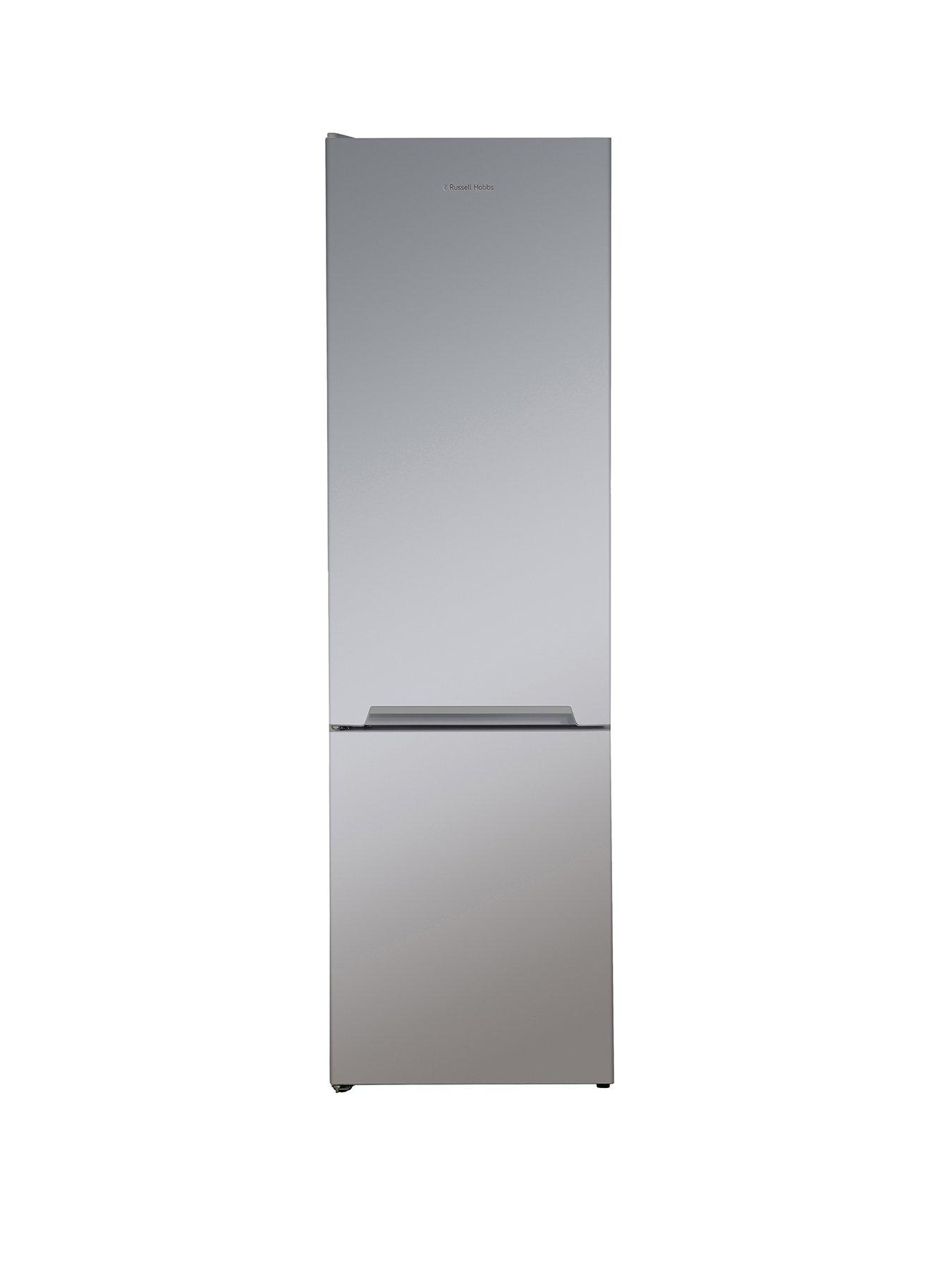 Product photograph of Russell Hobbs Rh180ff541e1s 70 30 Freestanding Fridge Freezer - Silver from very.co.uk