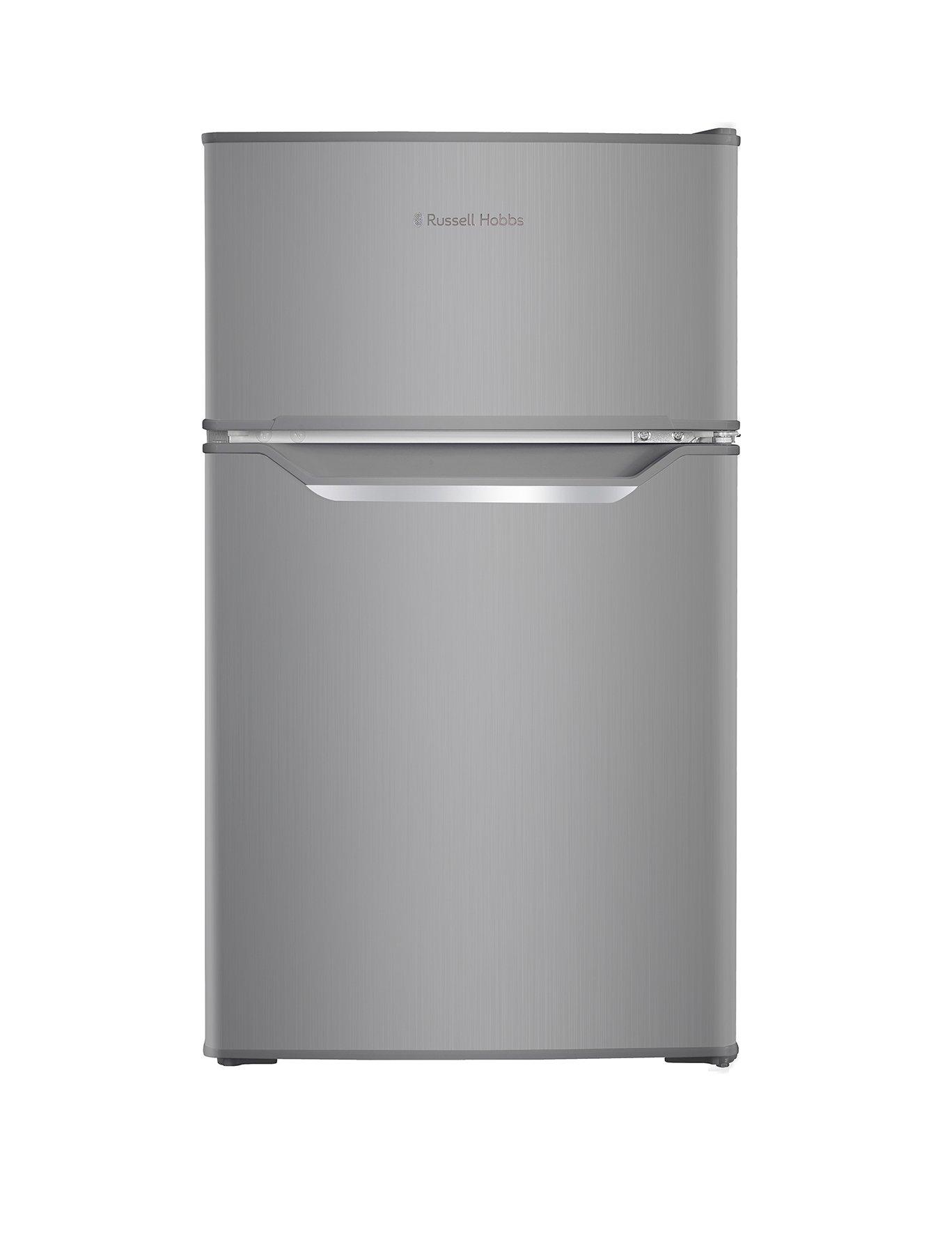 Product photograph of Russell Hobbs Rh85ucff482e1ss Under-counter Fridge Freezer In Stainless Steel from very.co.uk