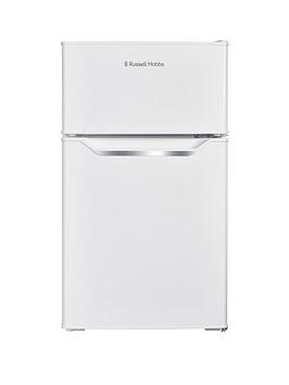 Product photograph of Russell Hobbs Rh85ucff482e1w Under-counter Fridge Freezer - White from very.co.uk