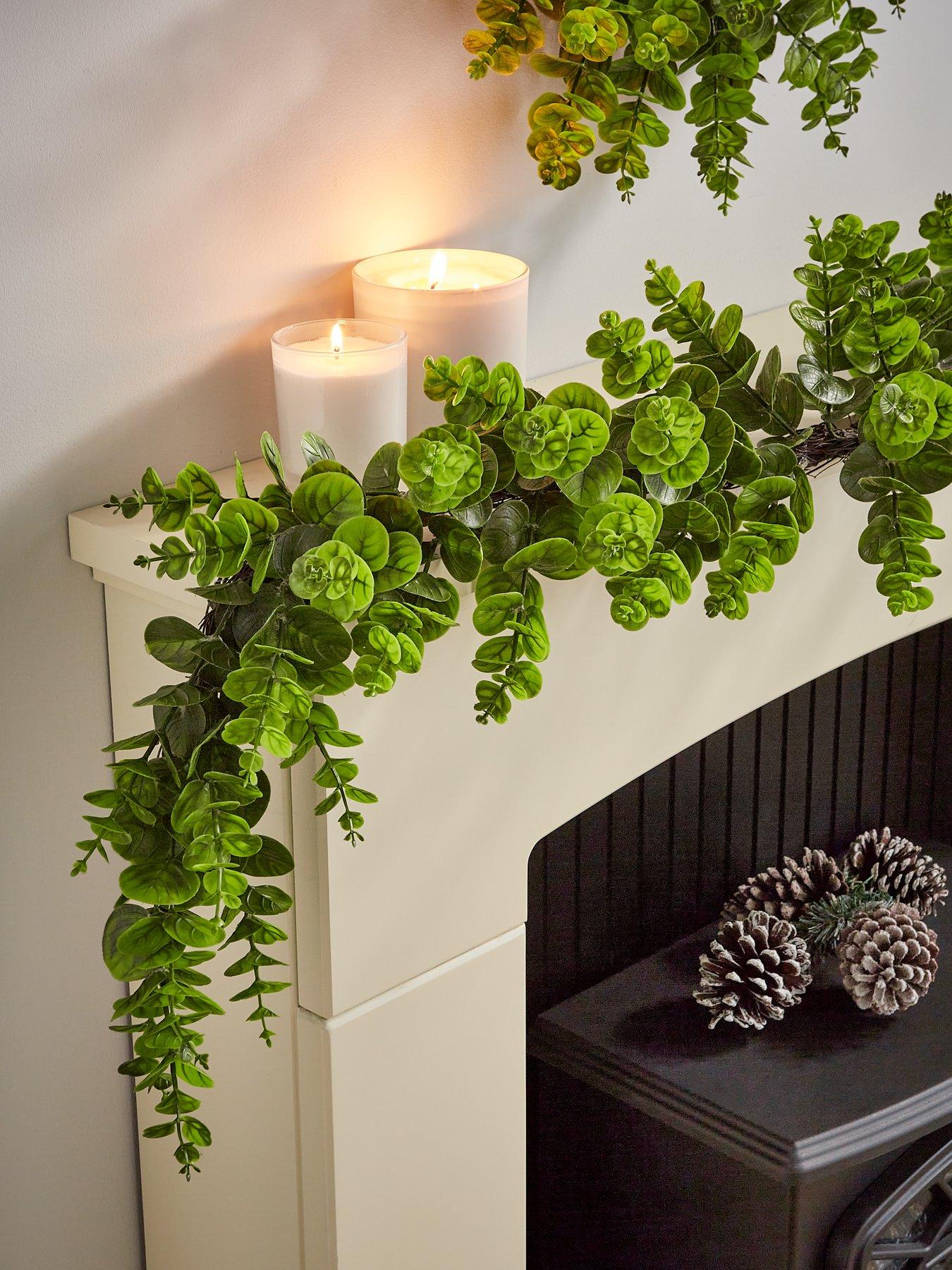 Product photograph of Very Home Eucalyptus Christmas Garland Ndash 180 Cm from very.co.uk