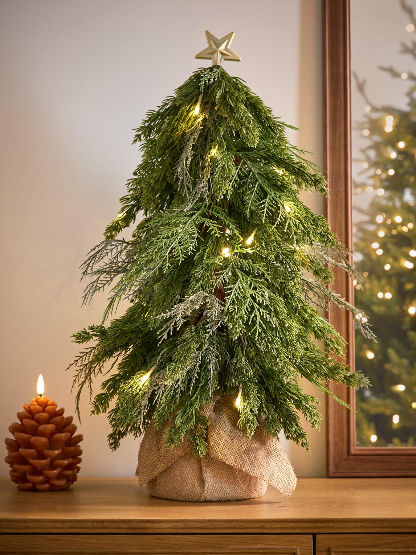 Product photograph of Very Home Fern Pre-lit Small Christmas Tree from very.co.uk