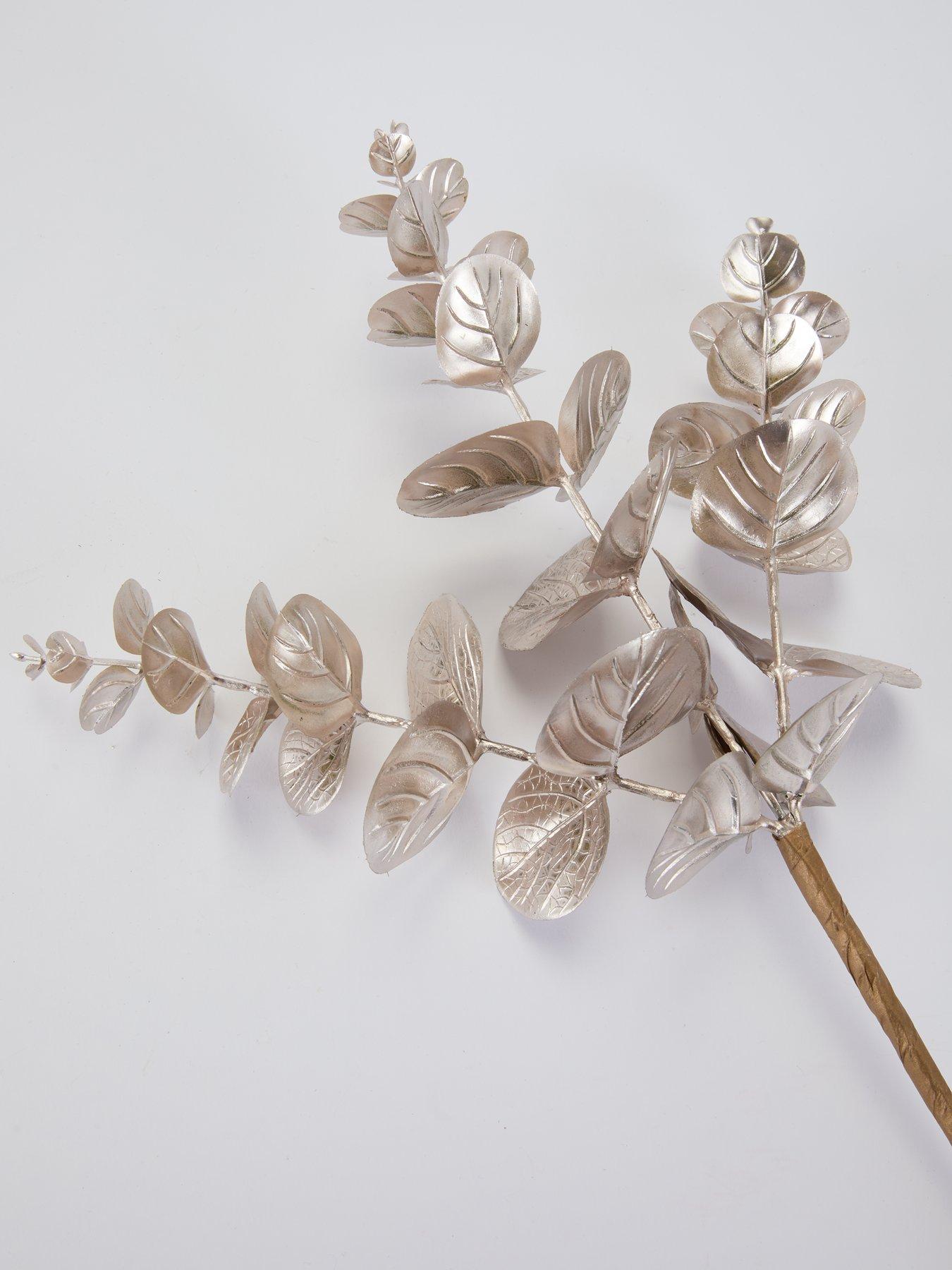 Image 3 of 3 of Very Home Set of 6 Eucalyptus Tree Picks &ndash; Soft Gold