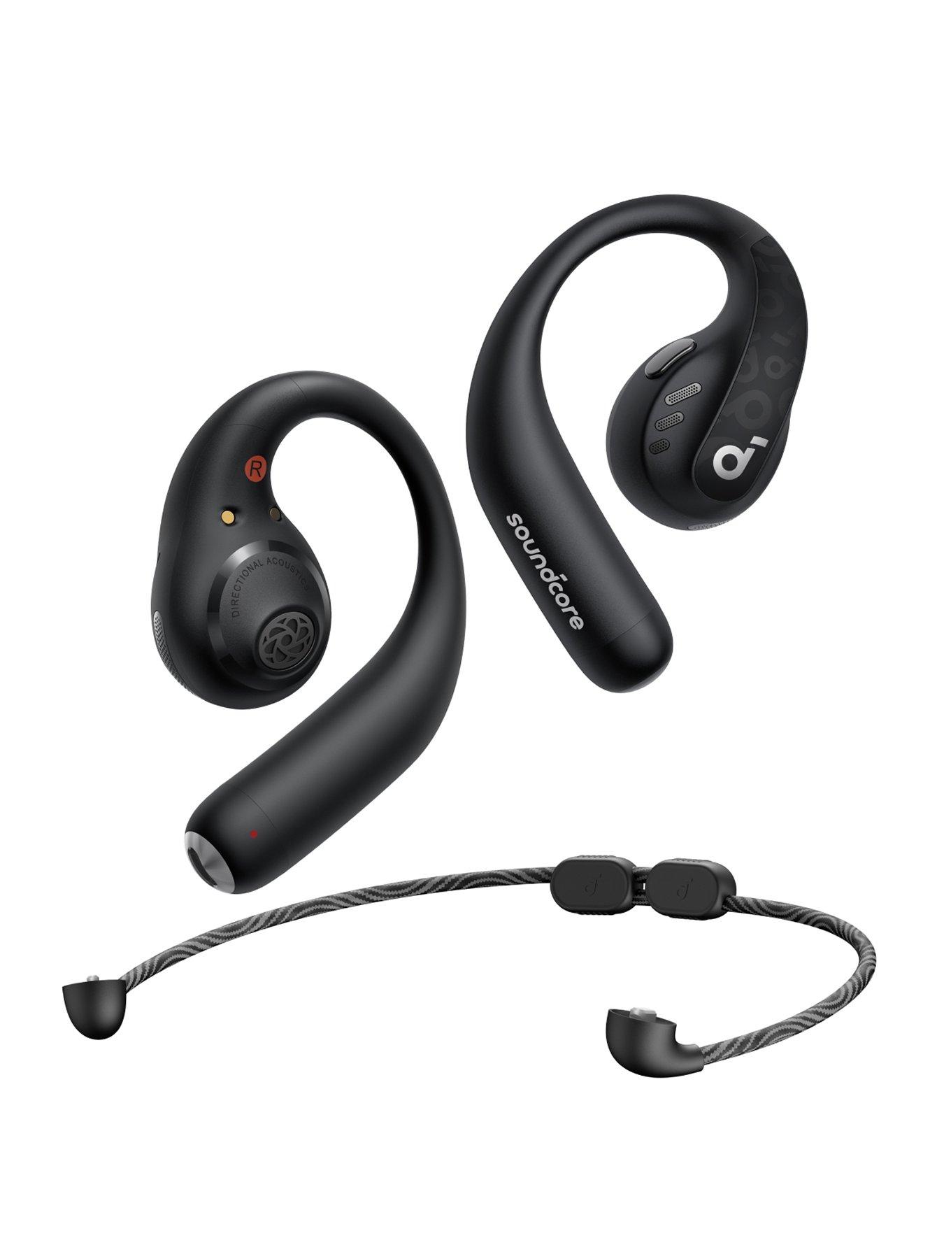 undefined by Anker AeroFit Pro Open-Ear Wireless Bluetooth Earbuds, IPX5 Water-Resistant, 46H Playtime
