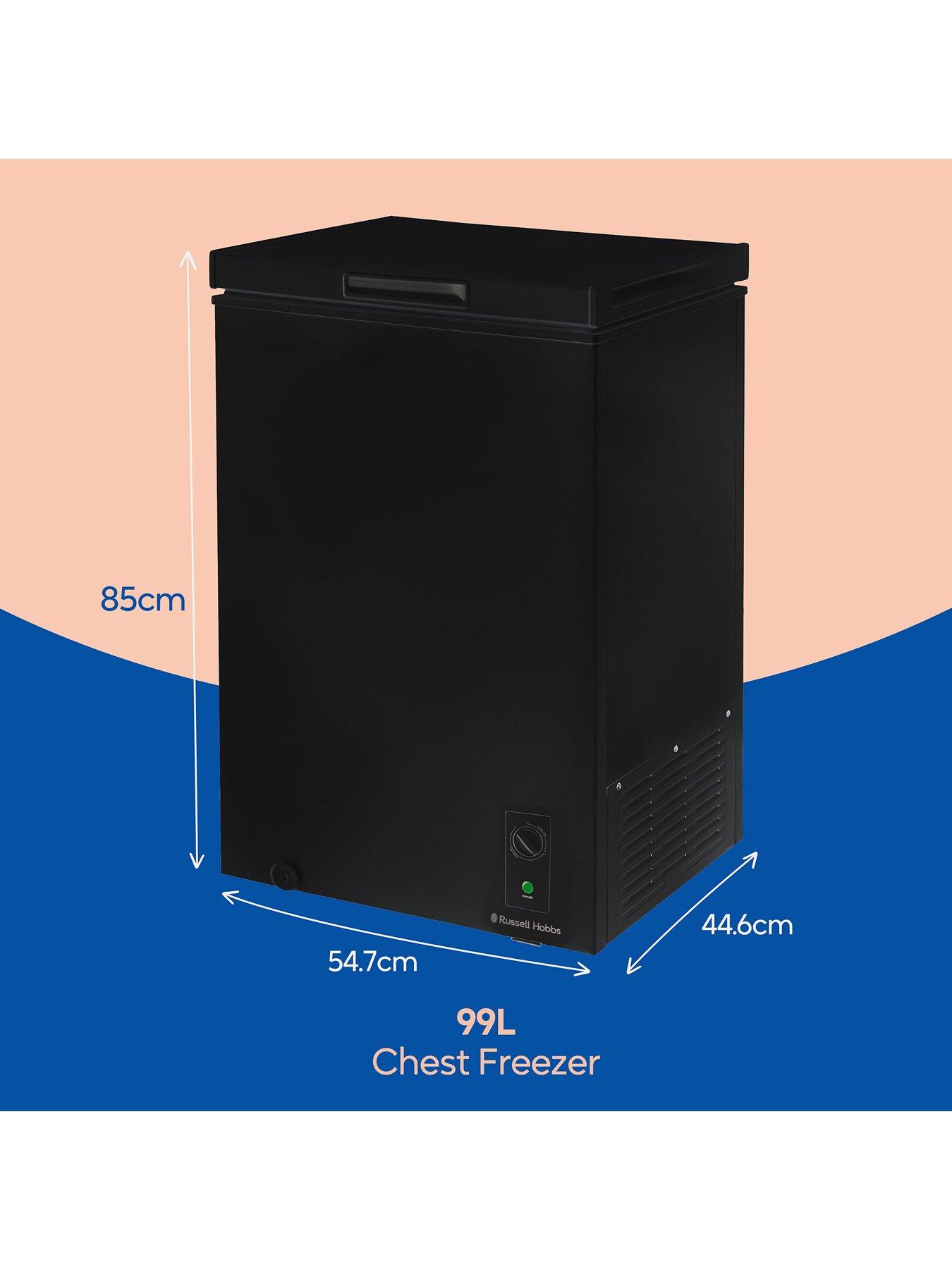 Russell Hobbs RH99CF0E1B 99L Compact Chest Freezer Black very.co.uk