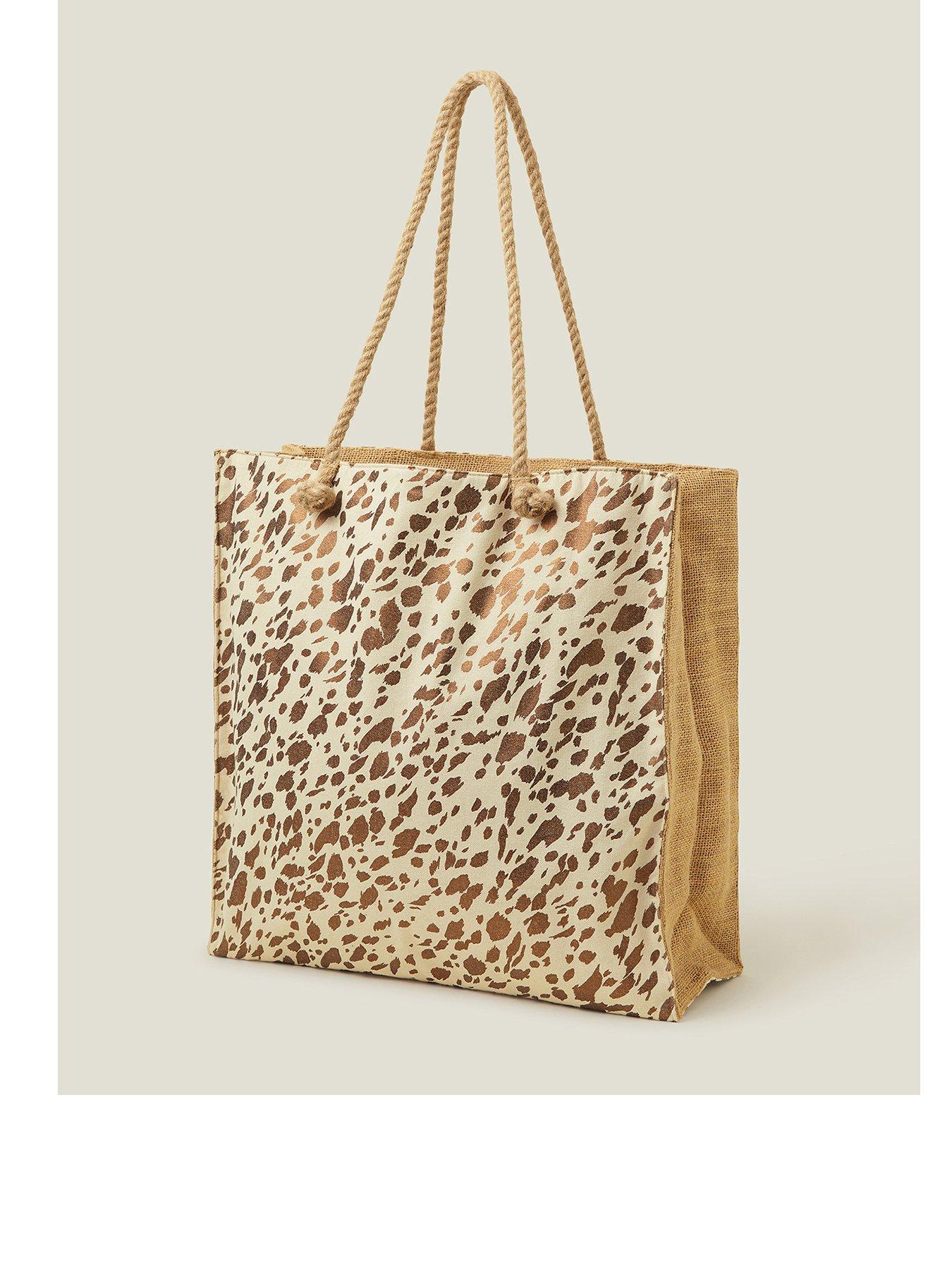 Image 3 of 4 of Accessorize Metallic Beach Shopper