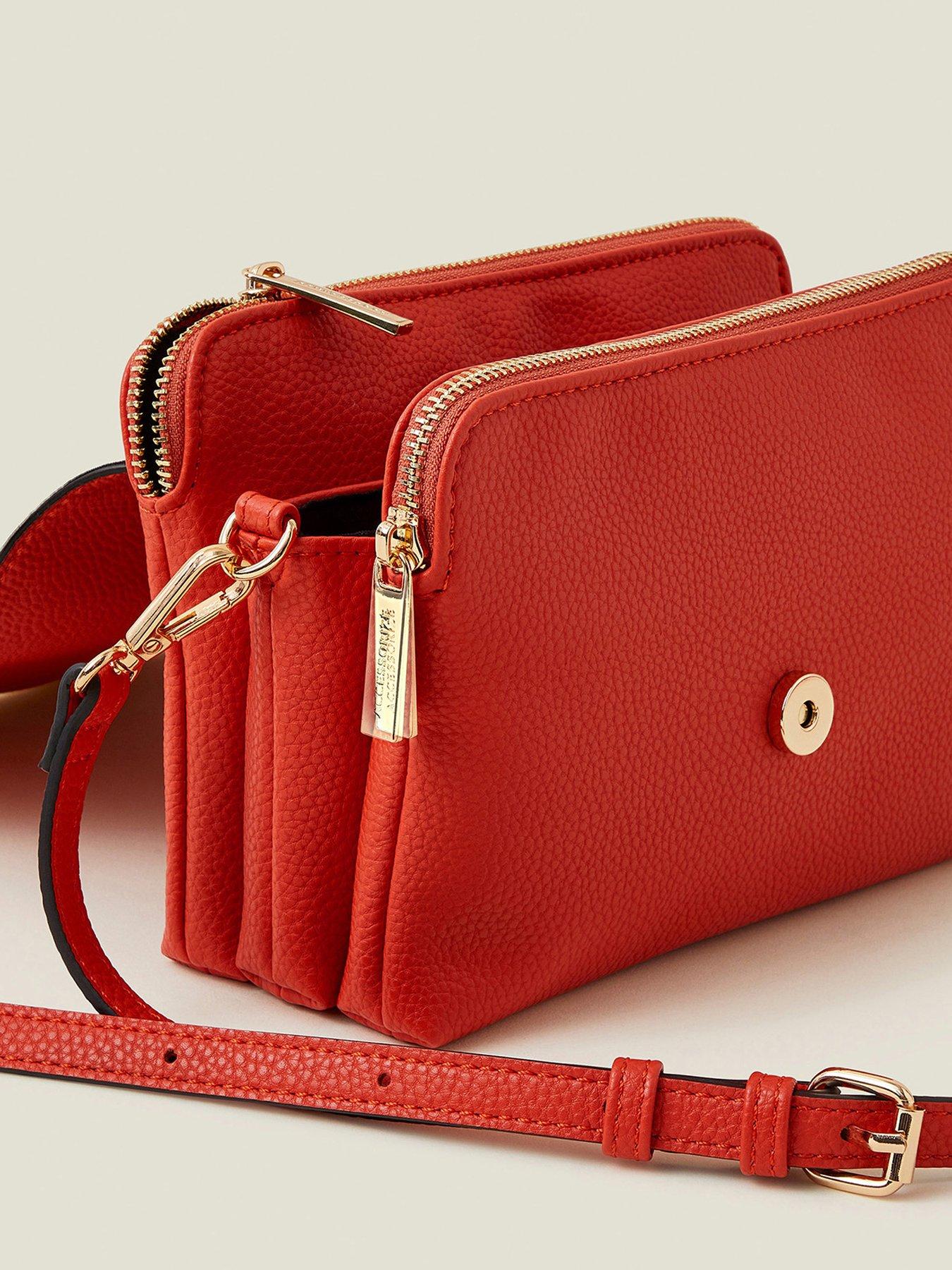 Image 4 of 4 of Accessorize Double Zip Cross Body