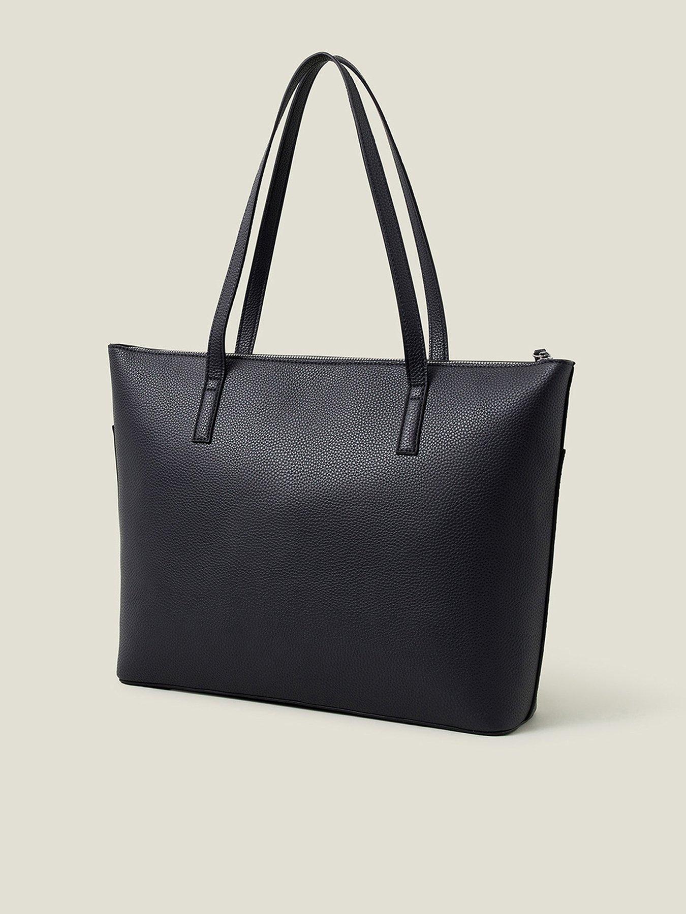 Image 2 of 3 of Accessorize Classic Pocket Tote - Blue