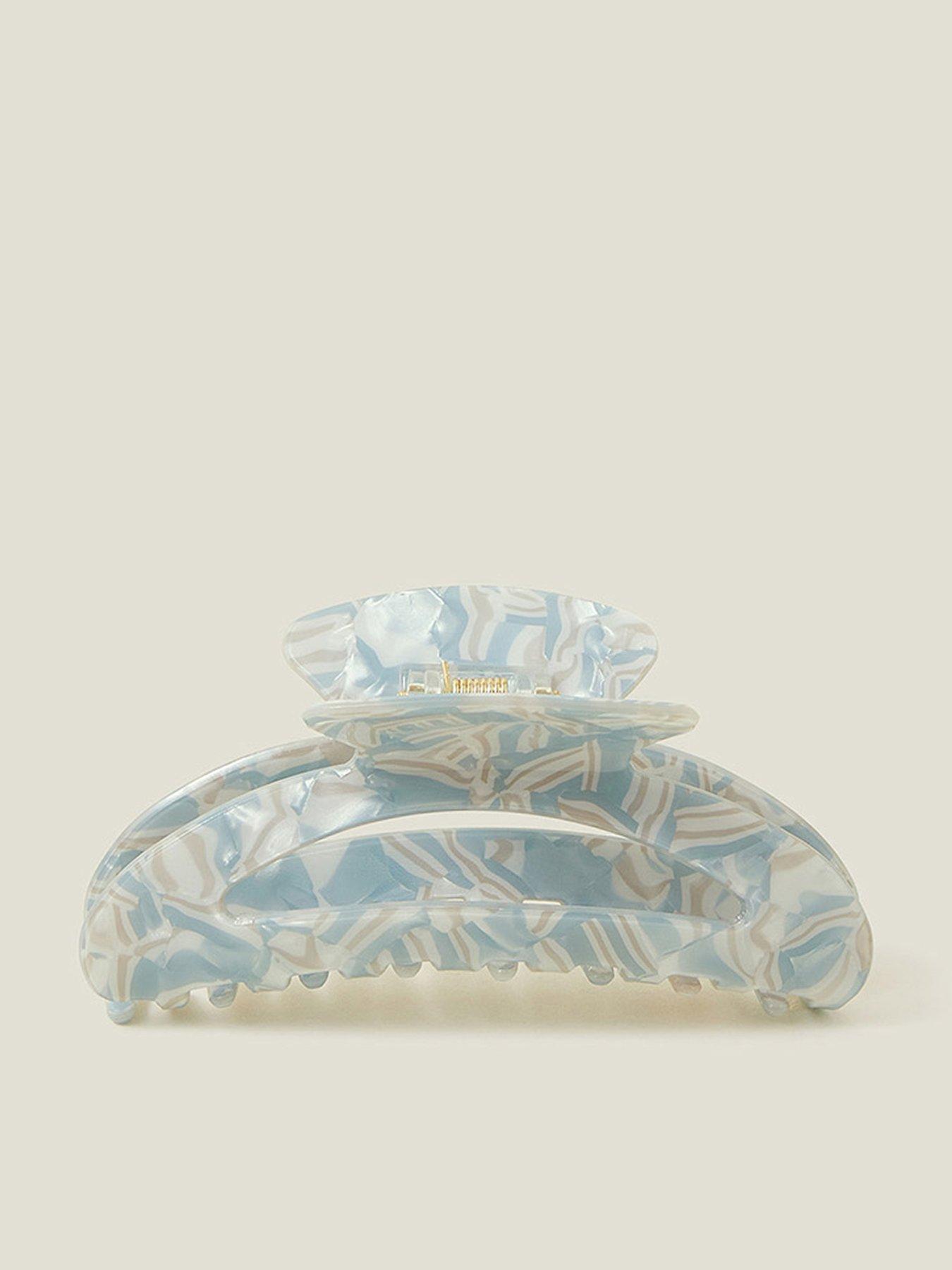 Image 1 of 3 of Accessorize Blue Resin Claw Clip