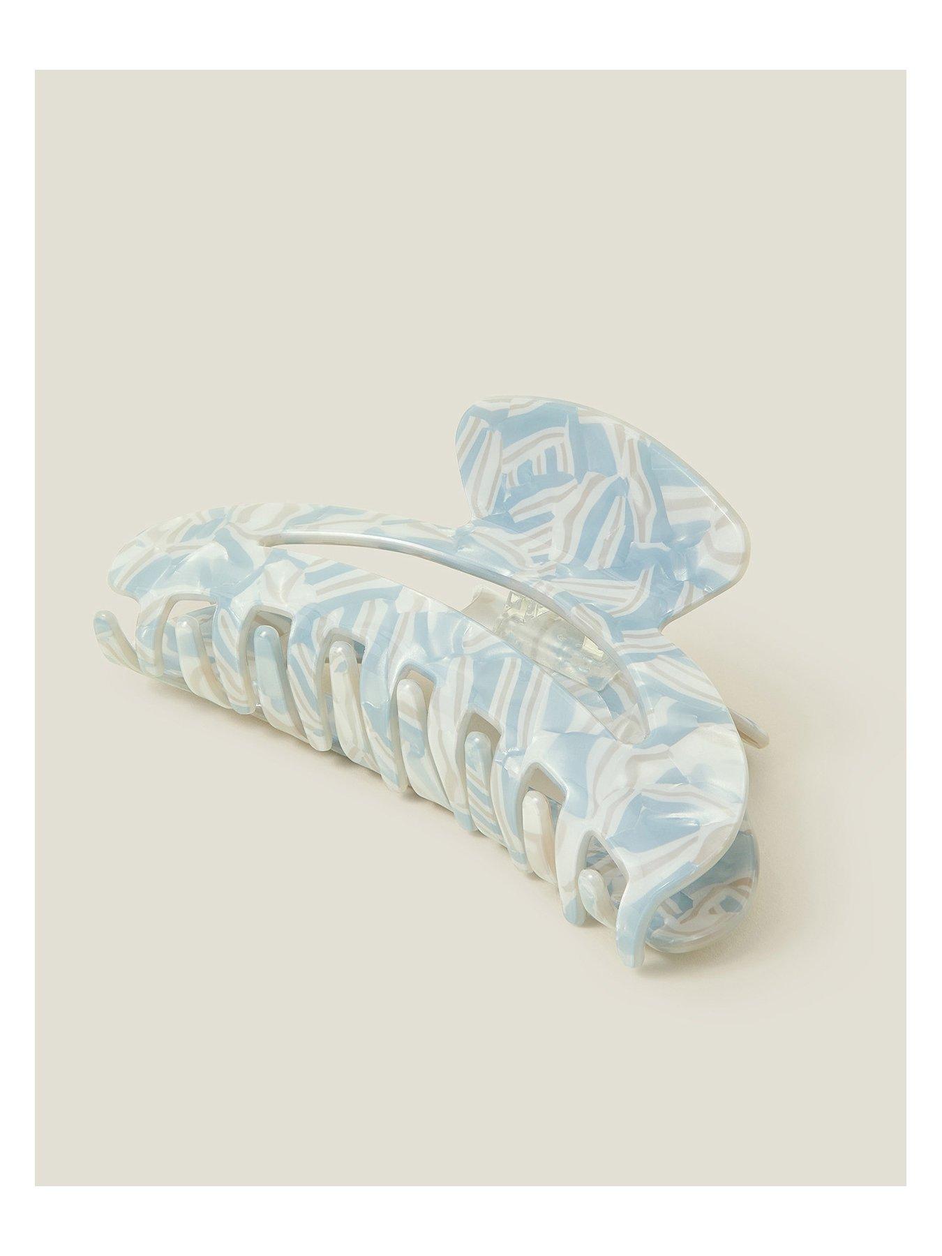 Image 3 of 3 of Accessorize Blue Resin Claw Clip