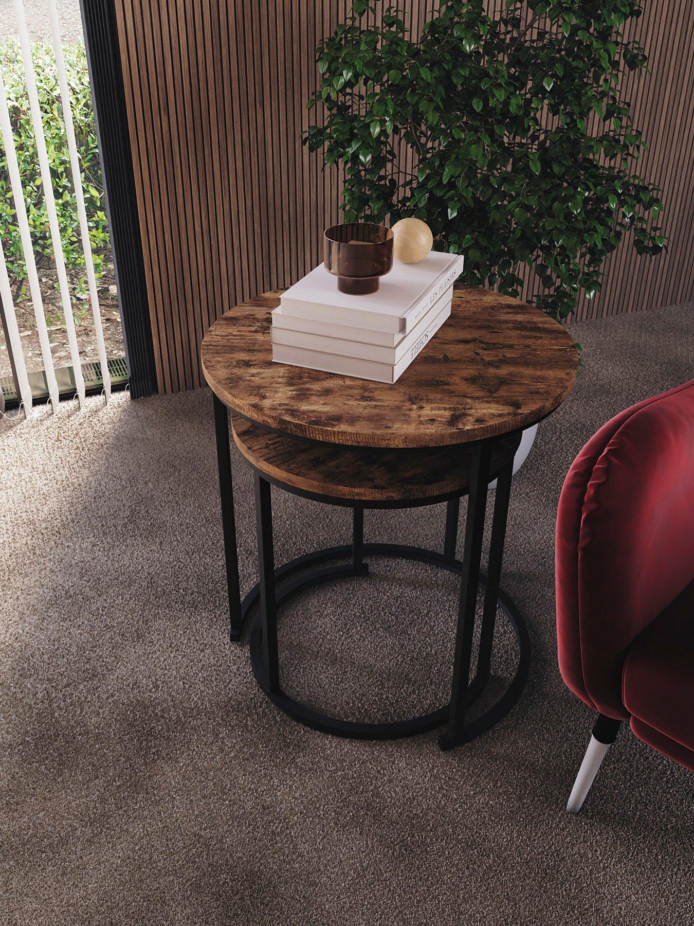 Image 4 of 6 of Vida Designs Brooklyn Nest Of 2 Round Tables
