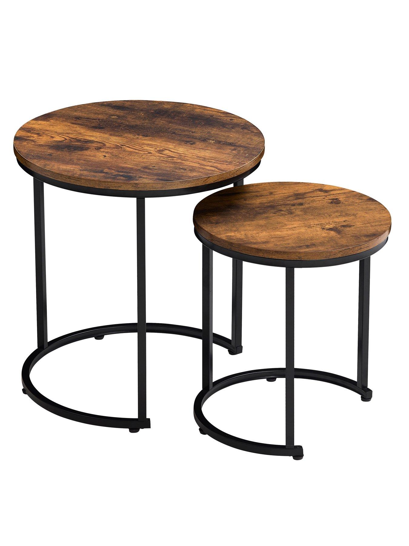 Image 7 of 7 of Vida Designs Brooklyn Nest Of 2 Round Tables