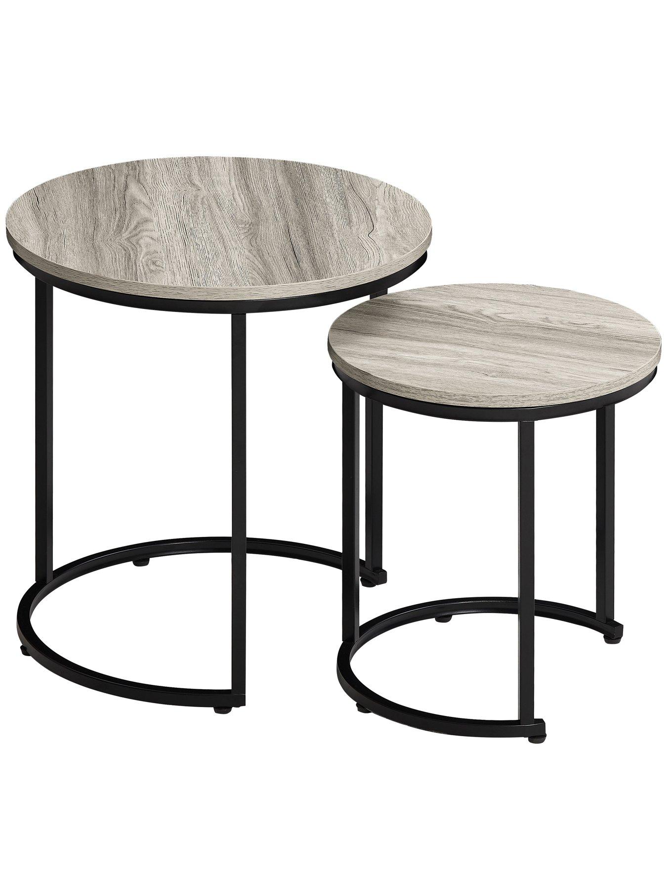 Image 7 of 7 of Vida Designs Brooklyn Nest Of 2 Round Tables