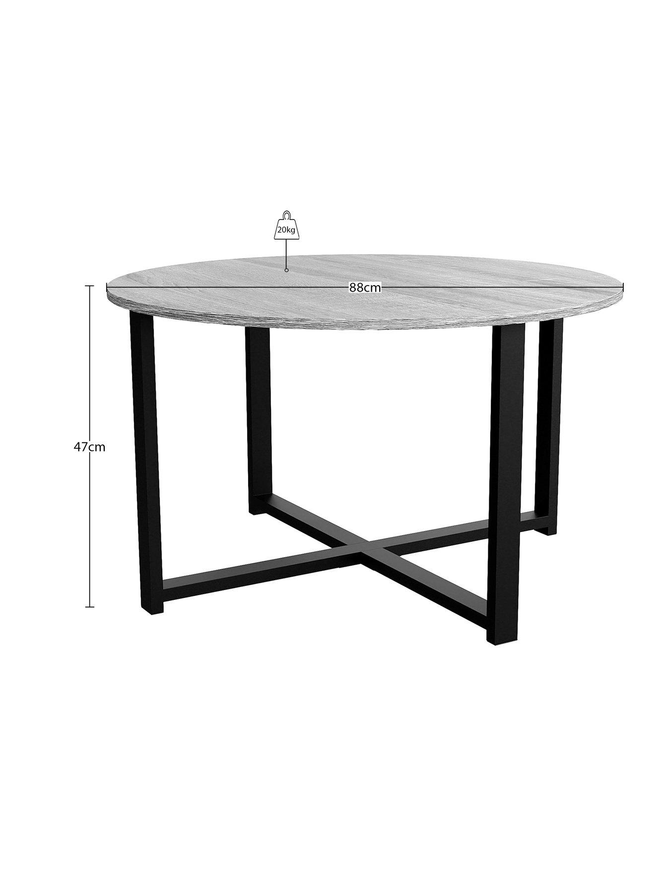 Image 6 of 6 of Vida Designs Brooklyn Round Coffee Table