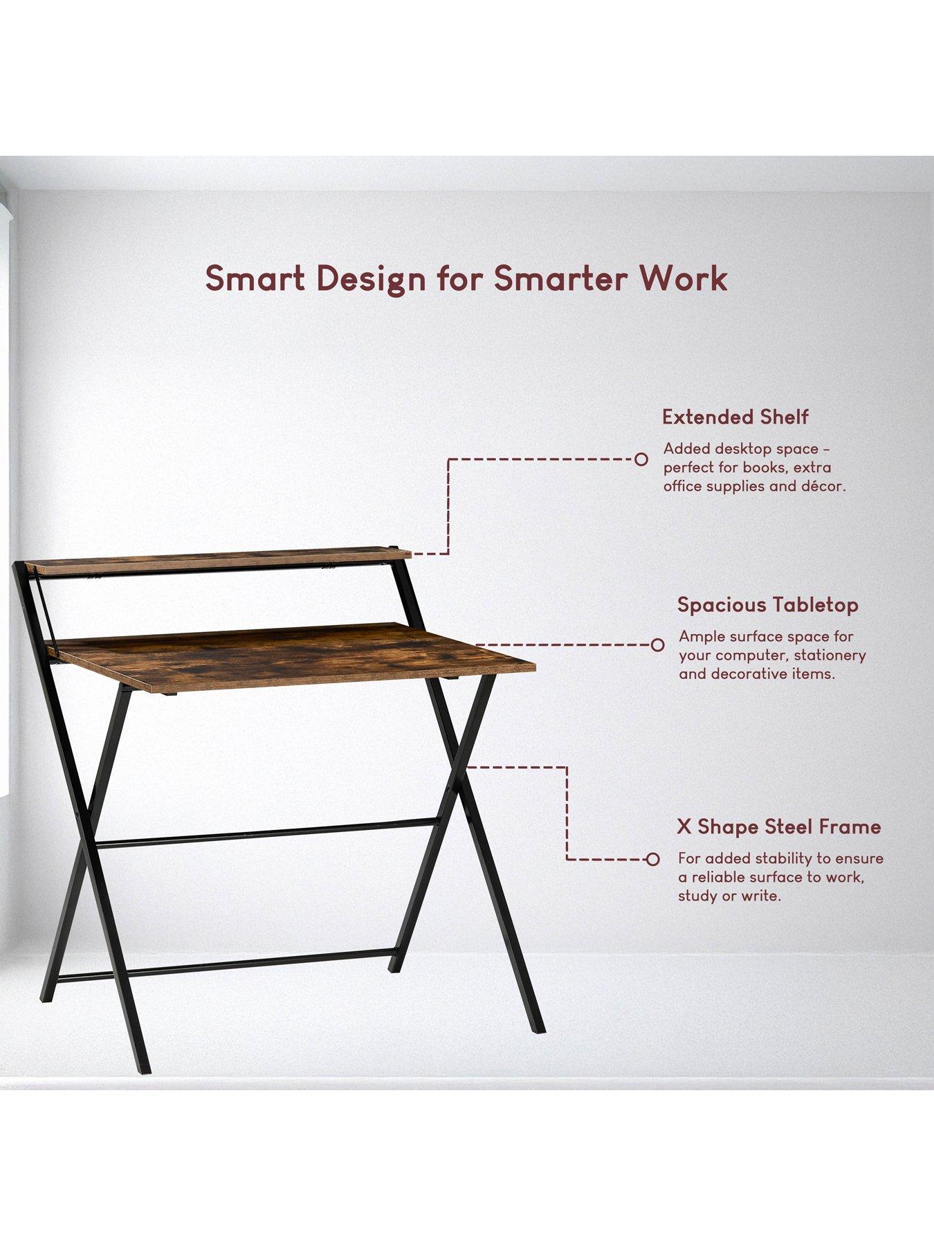 Image 3 of 7 of Vida Designs Brooklyn Foldable Desk