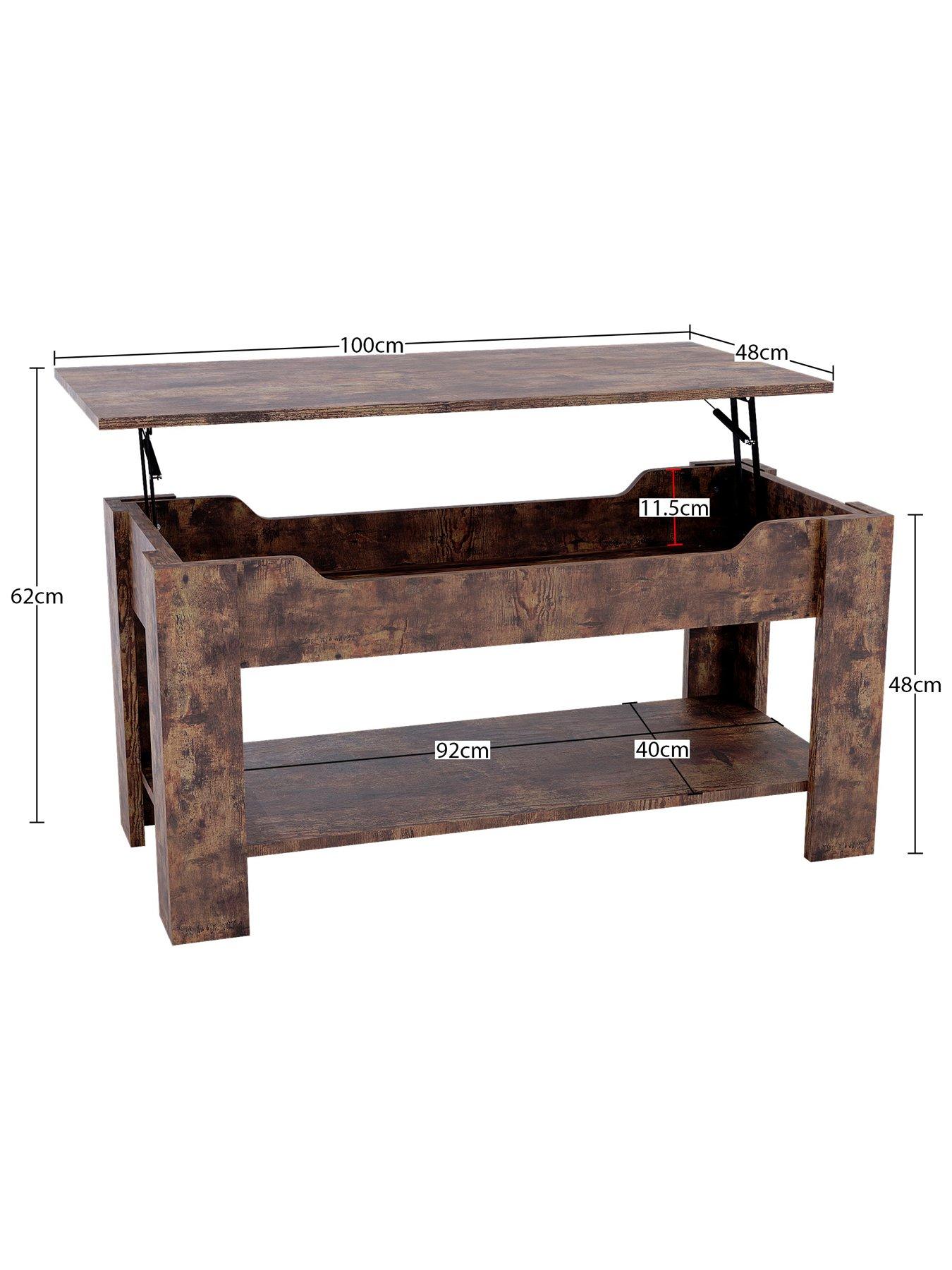 Image 6 of 6 of Vida Designs Lift Up Coffee Table