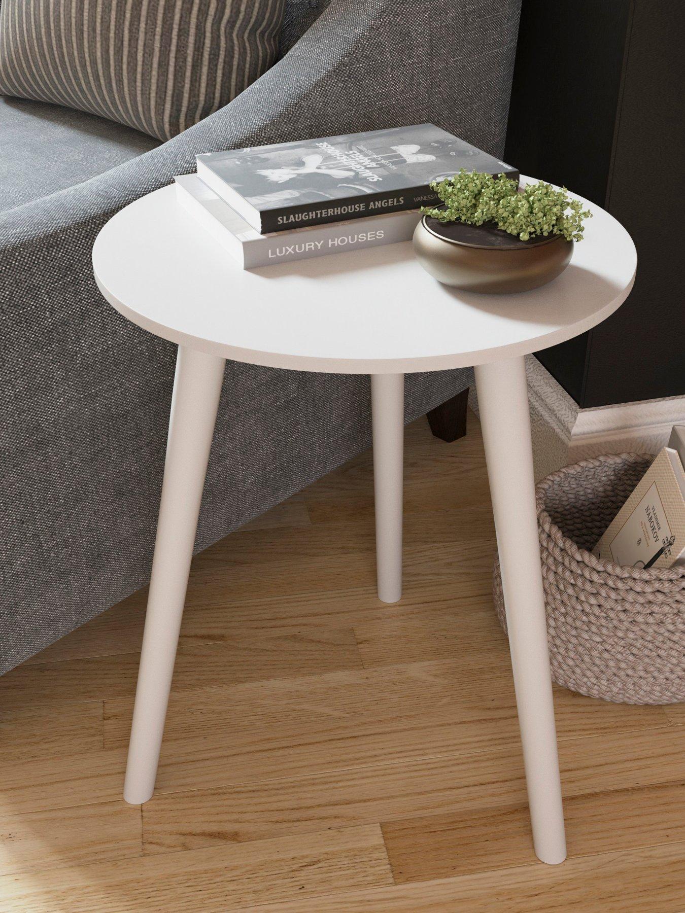 Product photograph of Vida Designs Round Side Table from very.co.uk