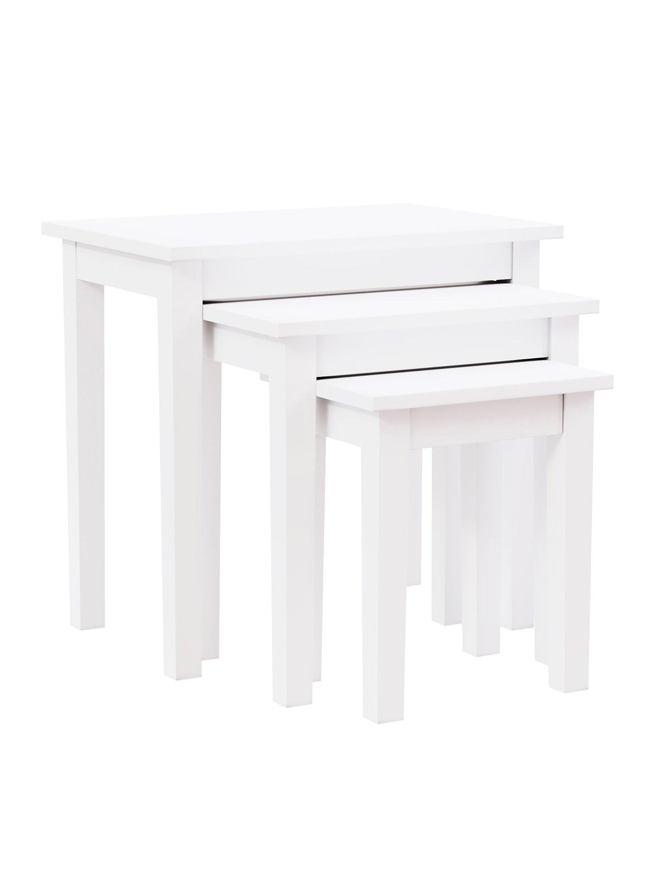 Image 2 of 6 of Vida Designs Yorkshire Nest Of 3 Tables - White