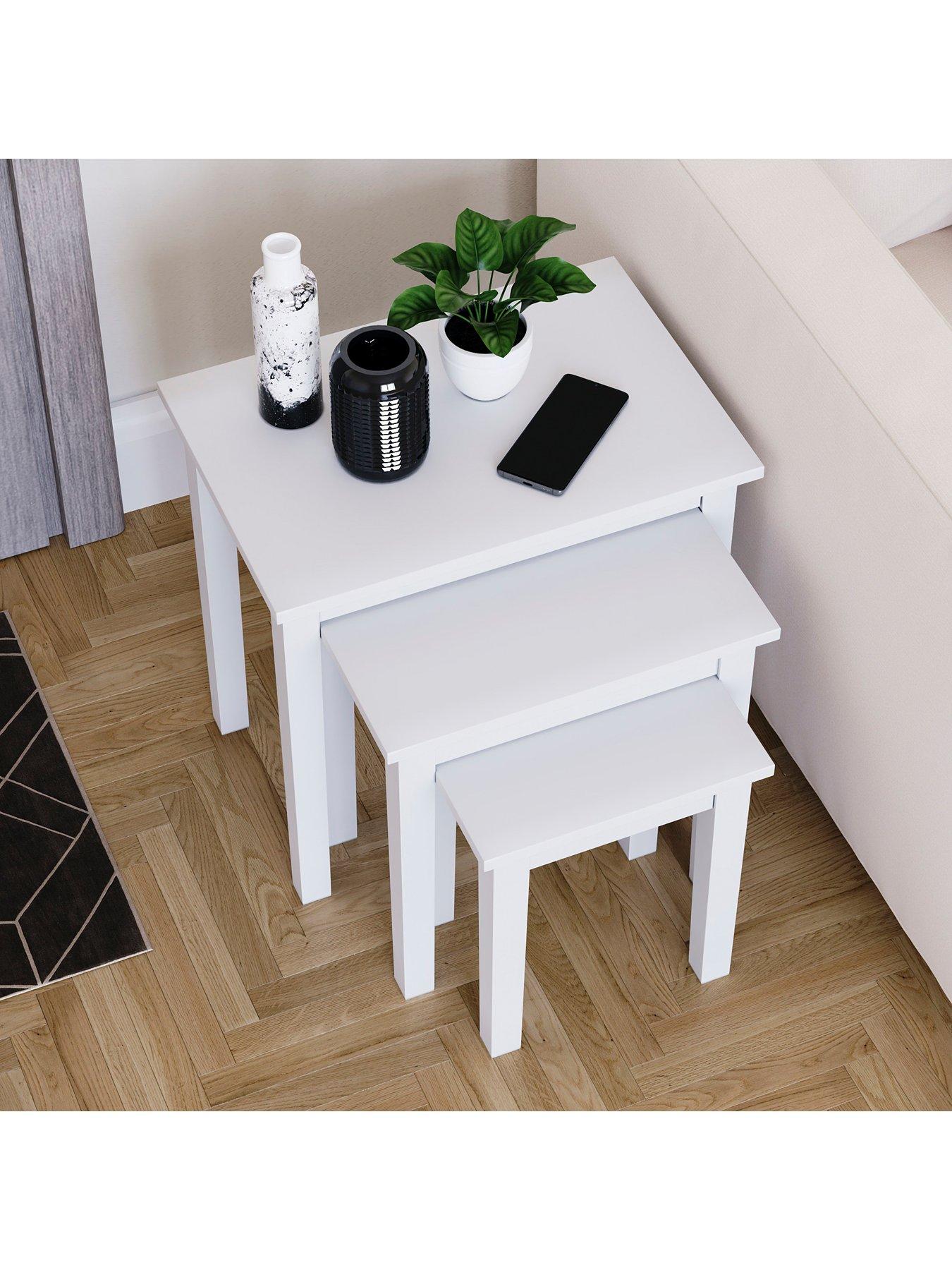 Image 5 of 6 of Vida Designs Yorkshire Nest Of 3 Tables - White