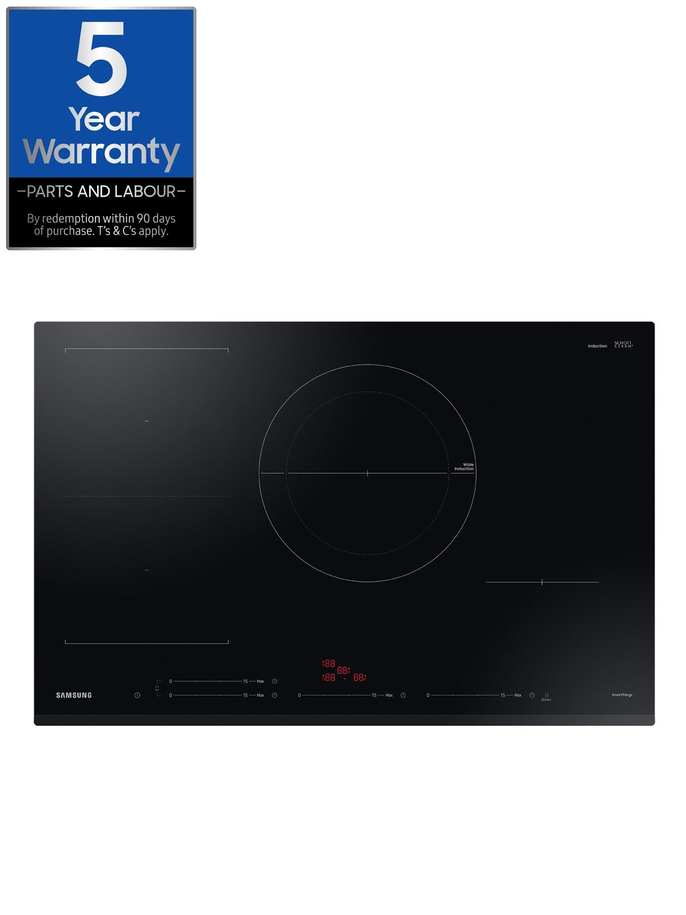 Image 2 of 8 of Samsung Series 5 NZ84C5047GK/U1 Slim Fit Induction Hob with Flex Zone - Black