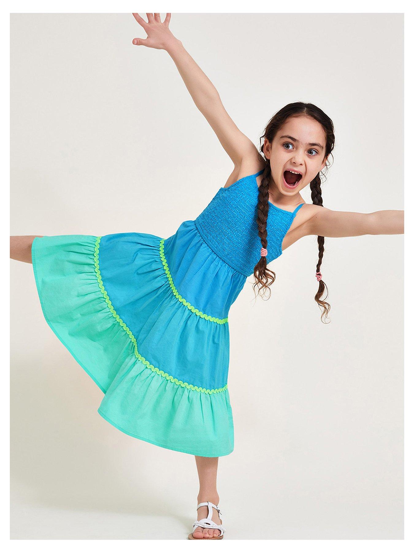 monsoon-girls-colourblock-dress-blue