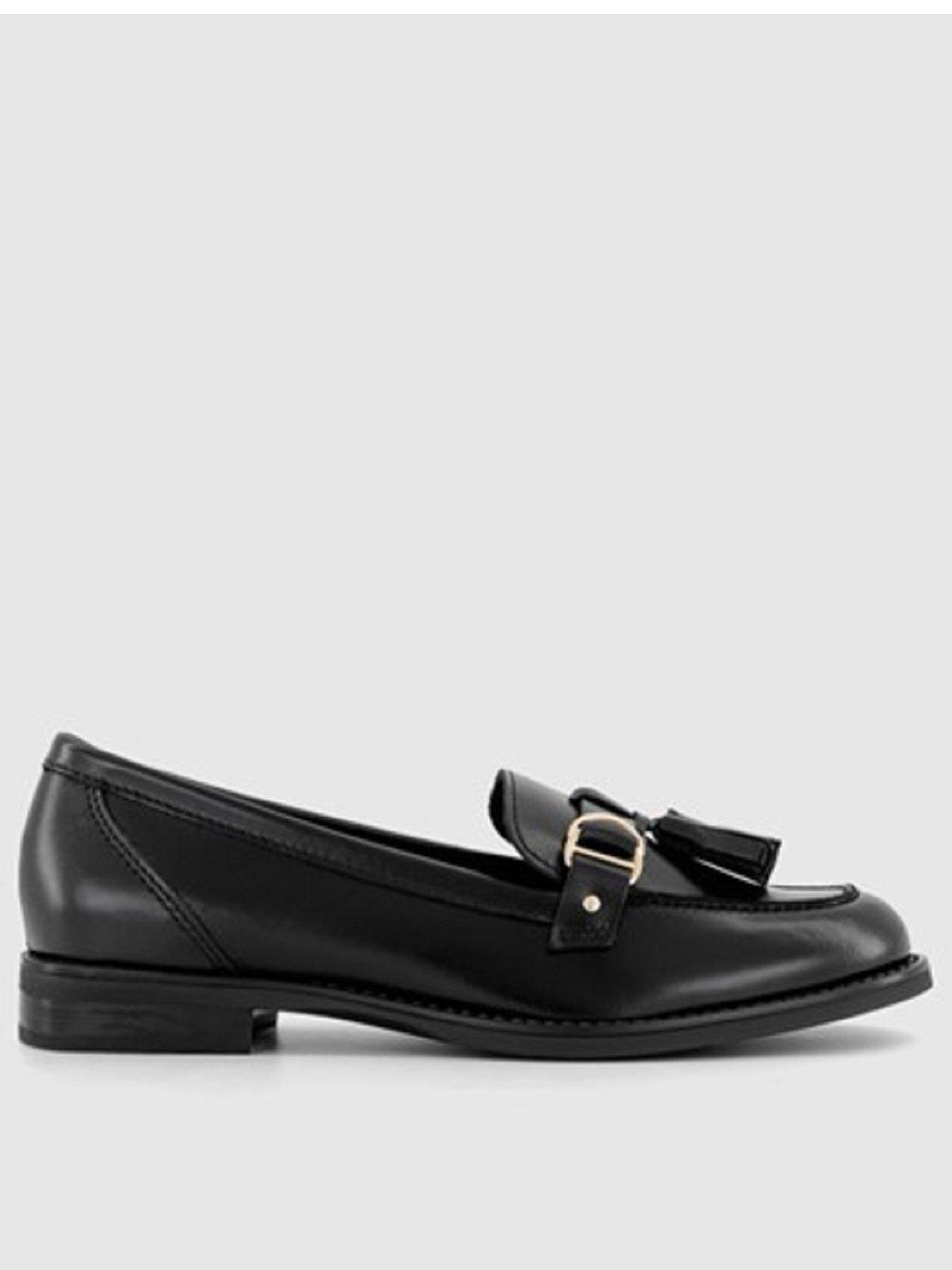 office-feels-leather-tassel-loafer-black