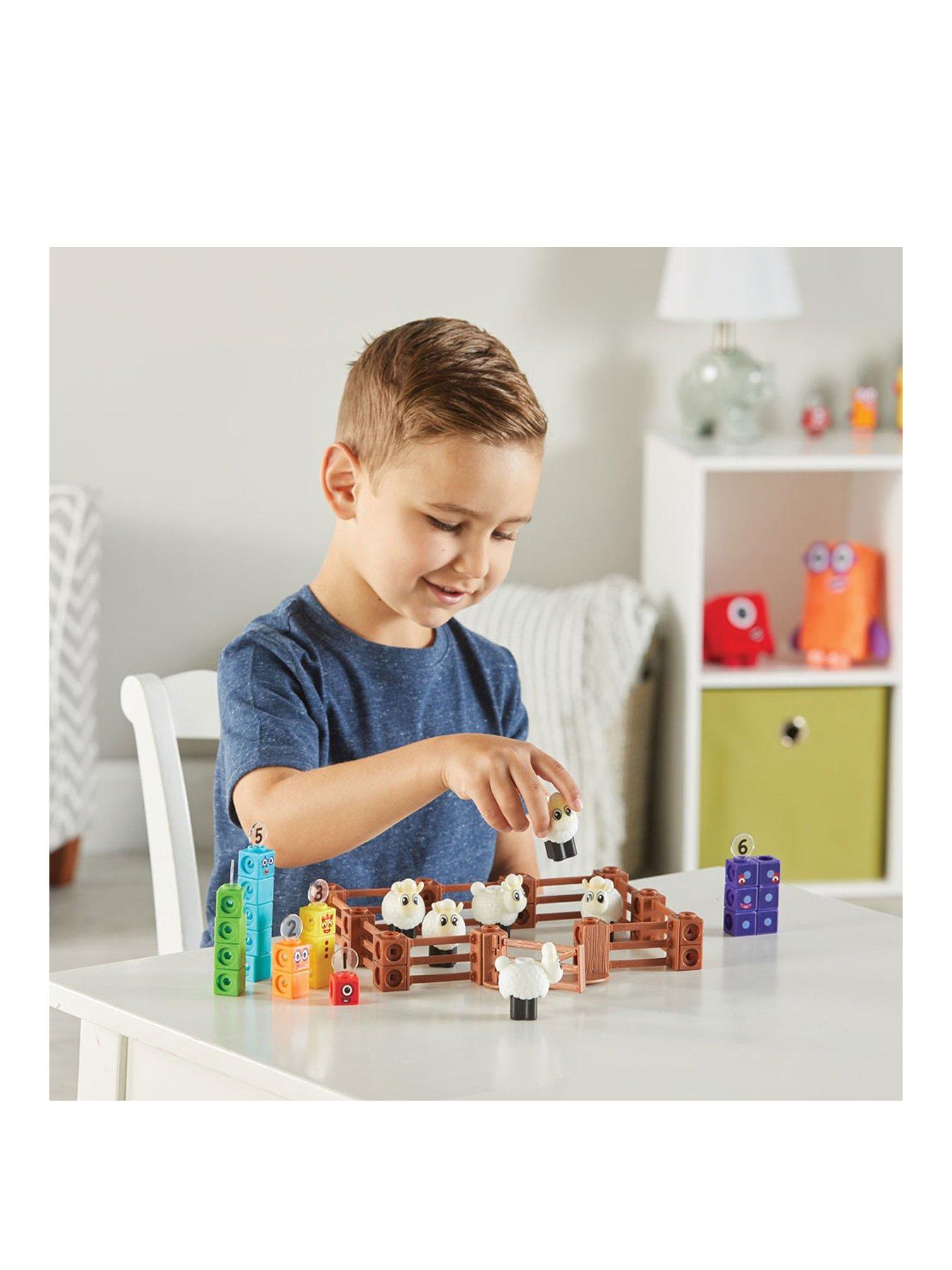 Image 1 of 7 of LEARNING RESOURCES MathLink Cubes Numberblocks Sheep Farm Activity Set