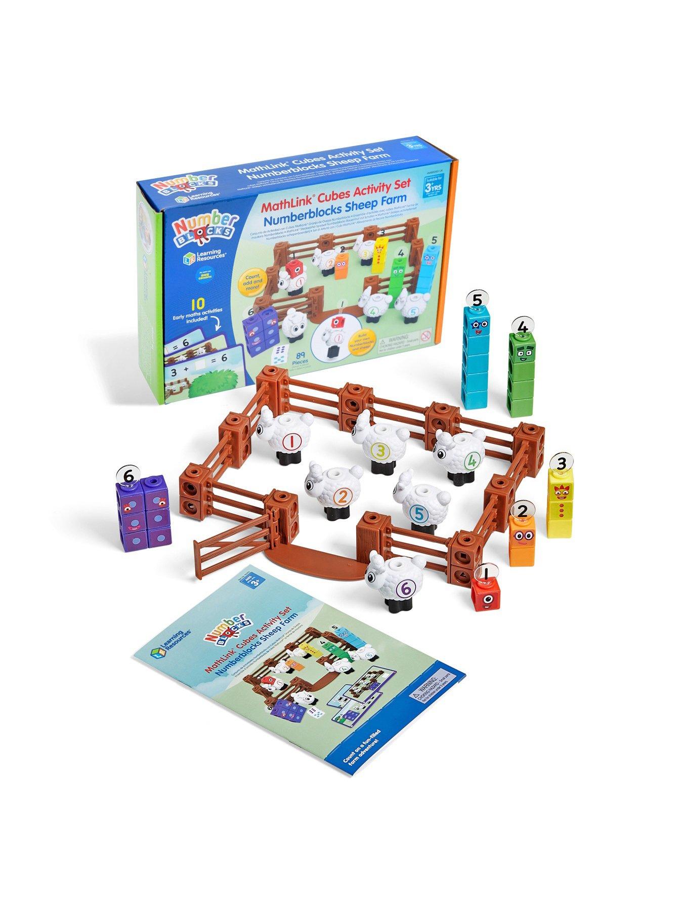 Image 7 of 7 of LEARNING RESOURCES MathLink Cubes Numberblocks Sheep Farm Activity Set