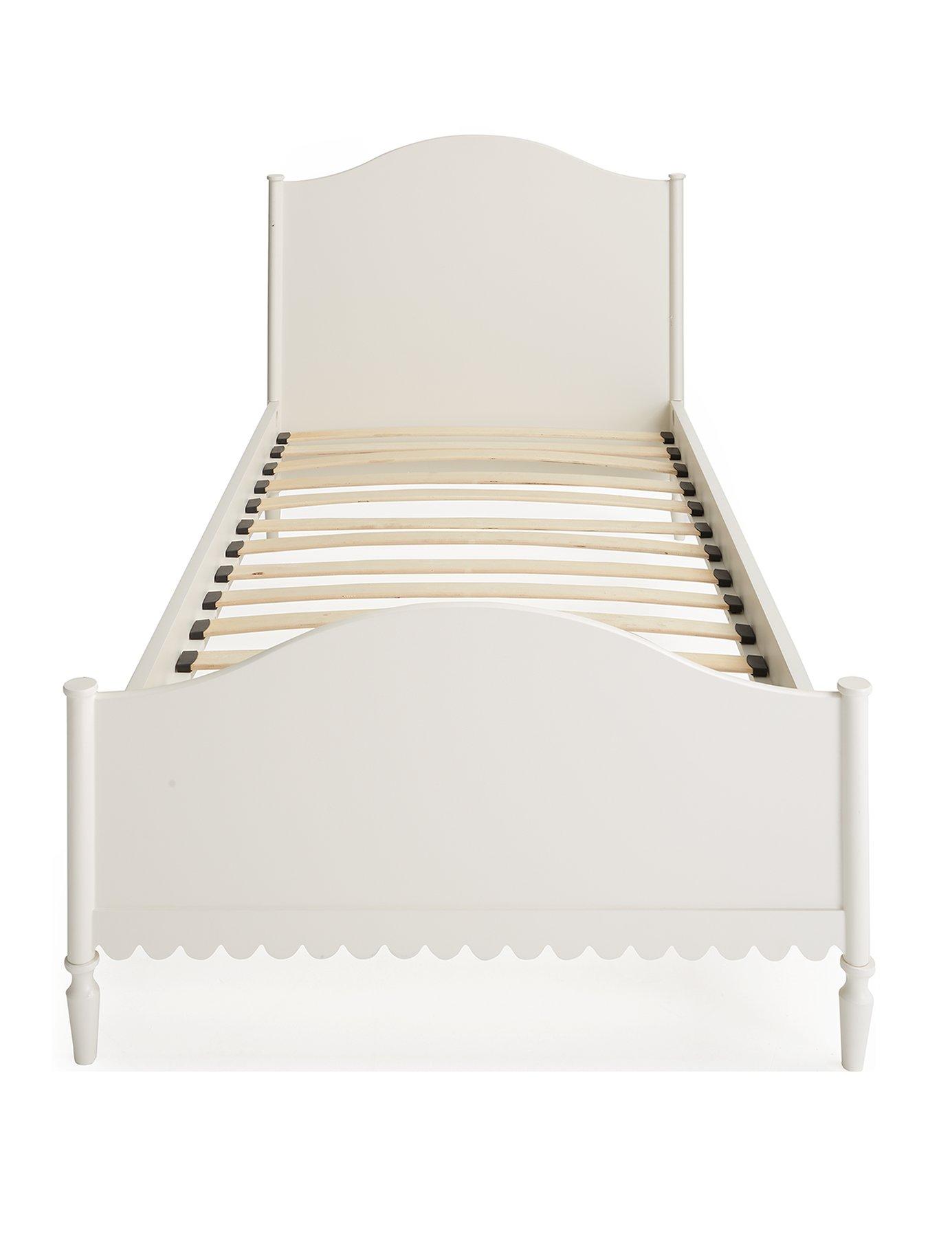 Image 2 of 7 of Very Home Scallop Single Bed with Mattress Options (Buy &amp; SAVE!) - FSC Certified