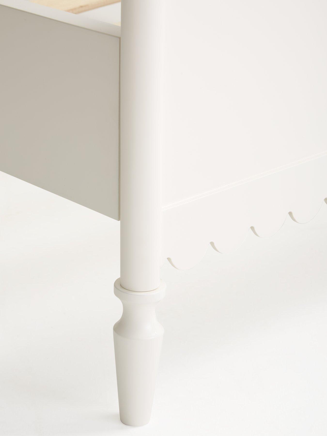 Image 5 of 7 of Very Home Scallop Single Bed with Mattress Options (Buy &amp; SAVE!) - FSC Certified