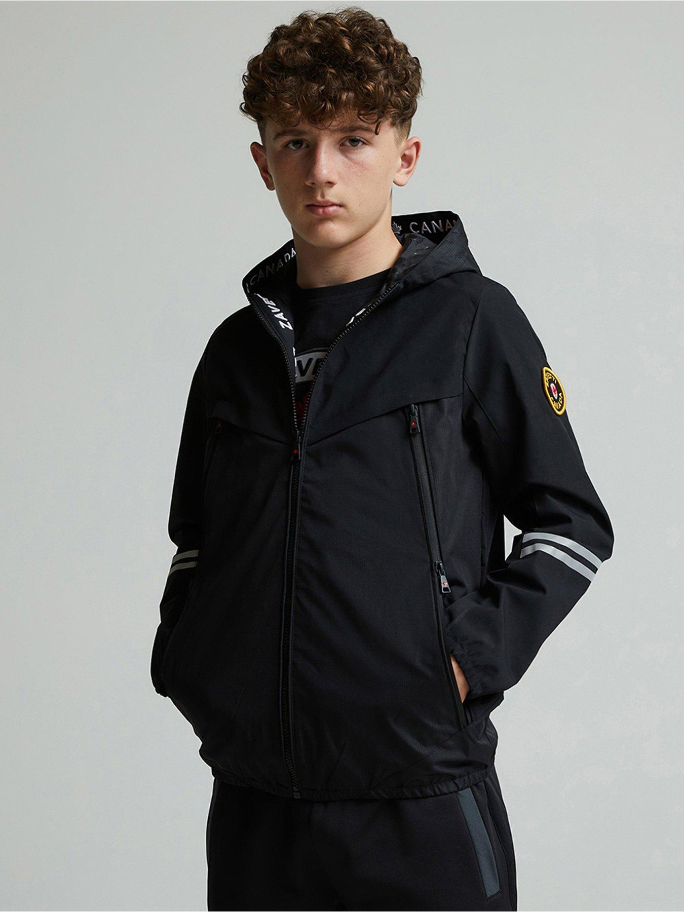 undefined Junior Boys Vamaretta Windbreaker Jacket - Black