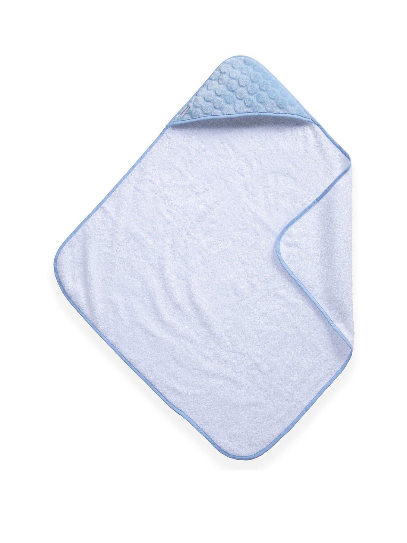 Image 3 of 5 of Clair De Lune Marshmallow Blanket and Hooded Towel 2 Pack Bundle- Blue
