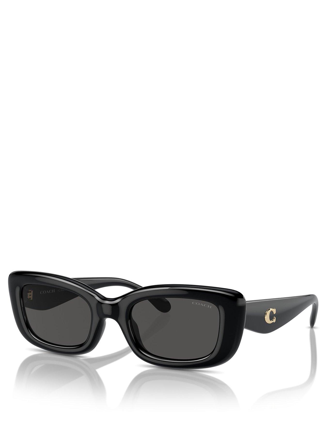 Image 1 of 4 of COACH Hc8390u Rectangle Sunglasses