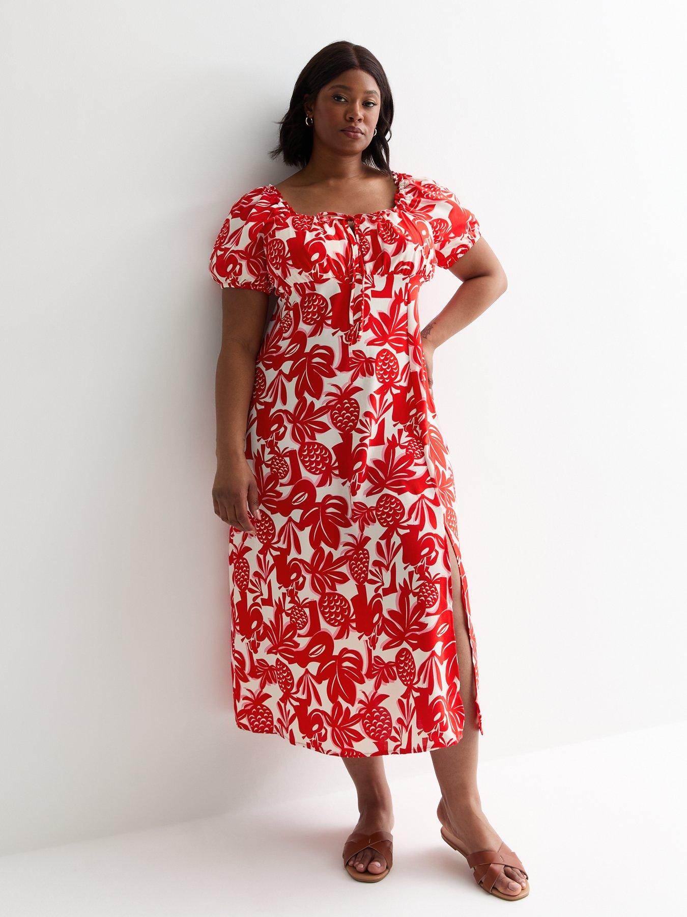 Plus size milkmaid dress best sale