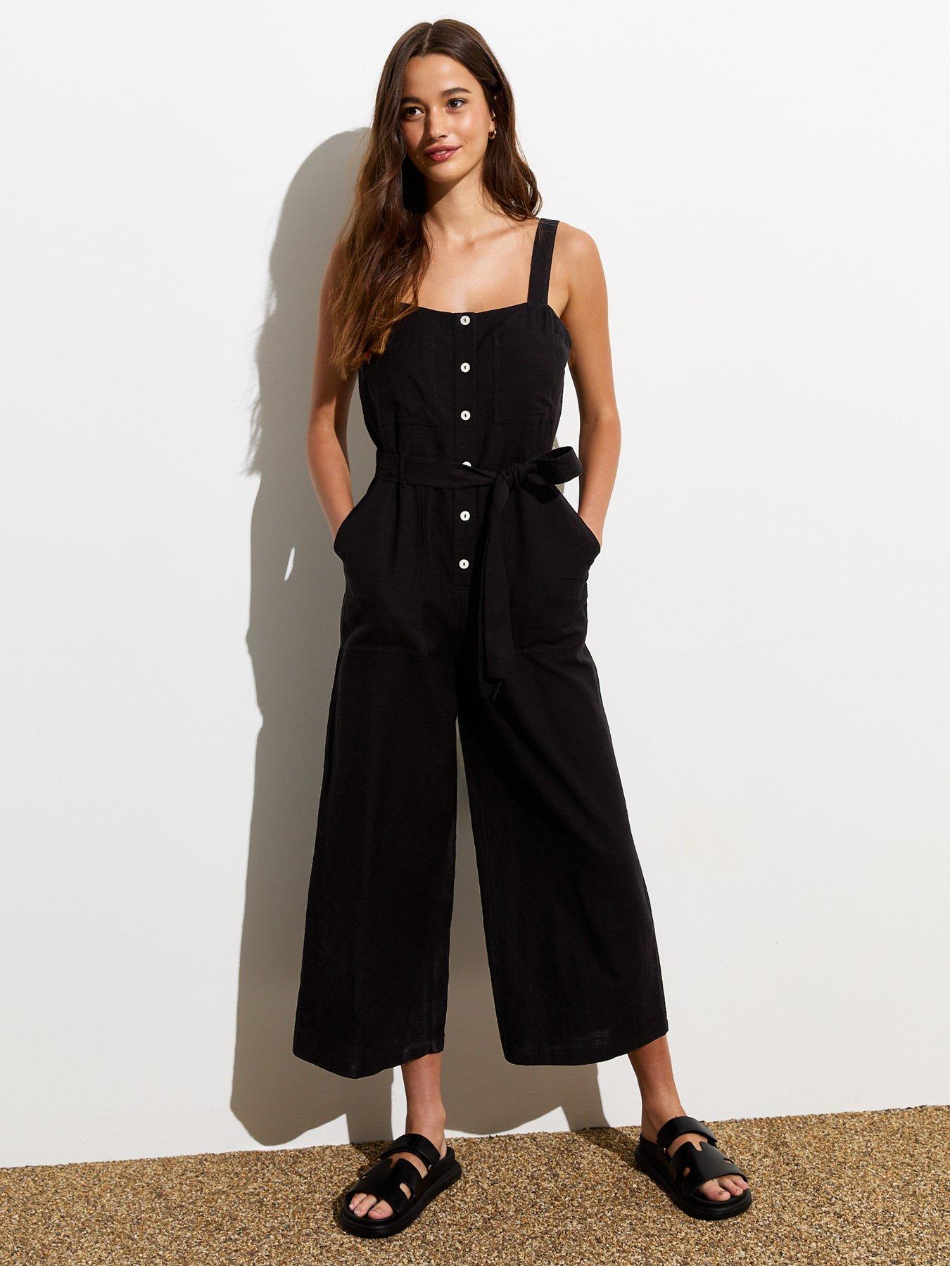 New look black jumpsuit sale on sale