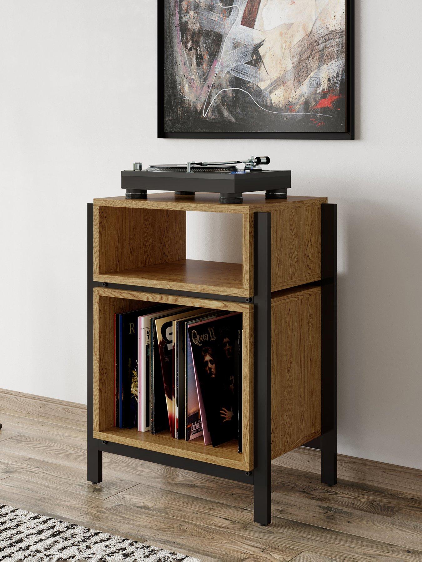 Product photograph of Cosmoliving By Cosmopolitan Louisiana Record Stand from very.co.uk