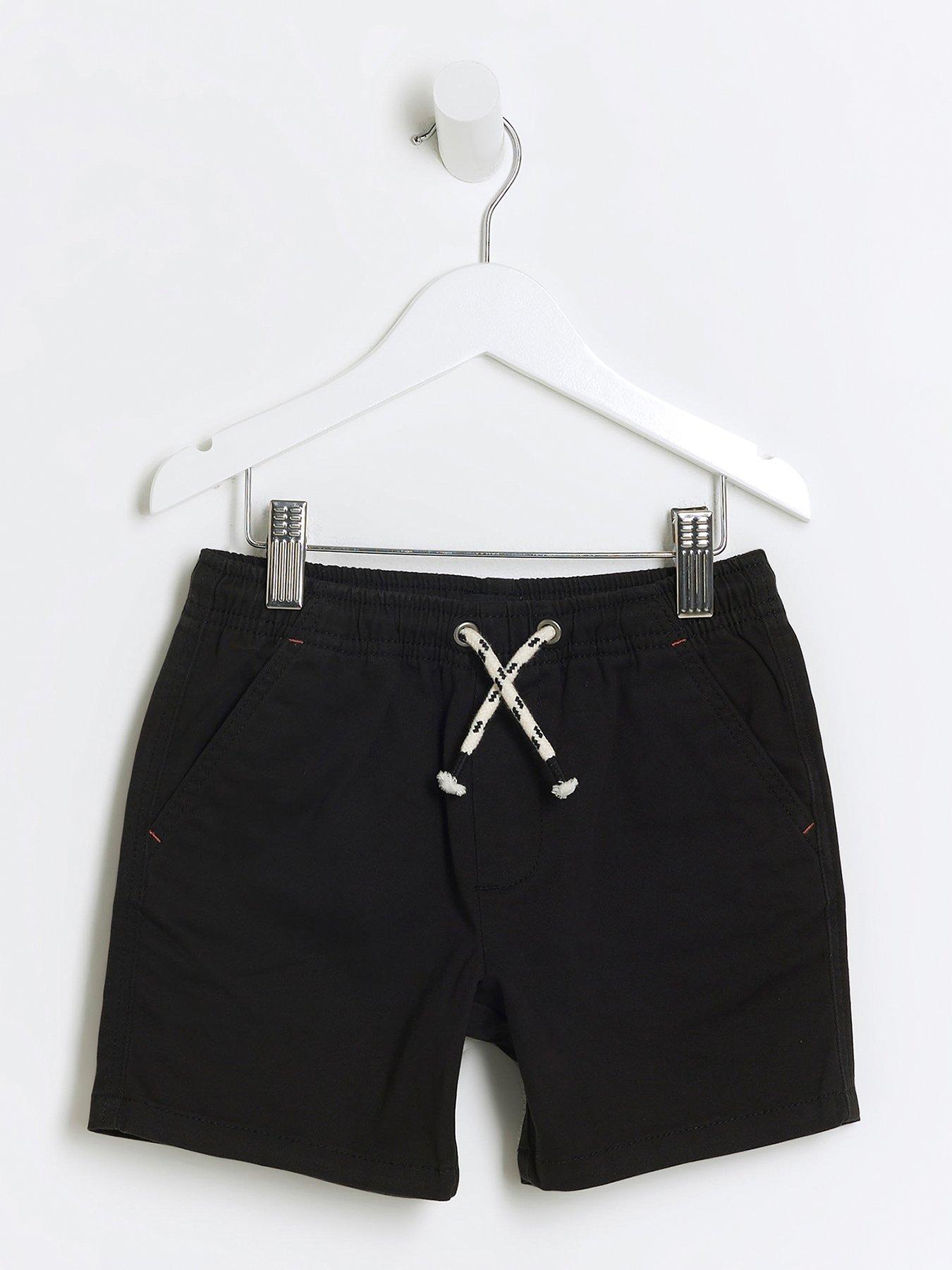 Mini Boys Pull On Shorts Black