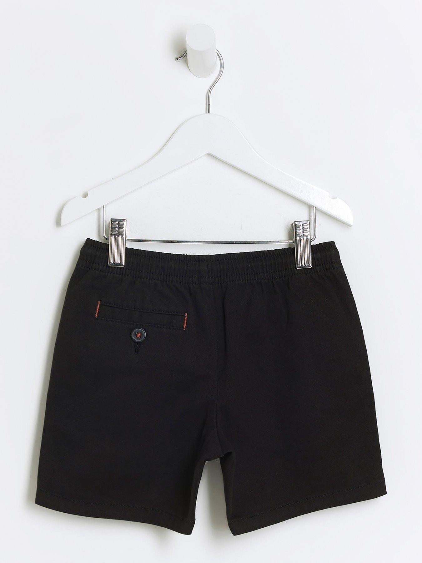 Mini Boys Pull On Shorts Black