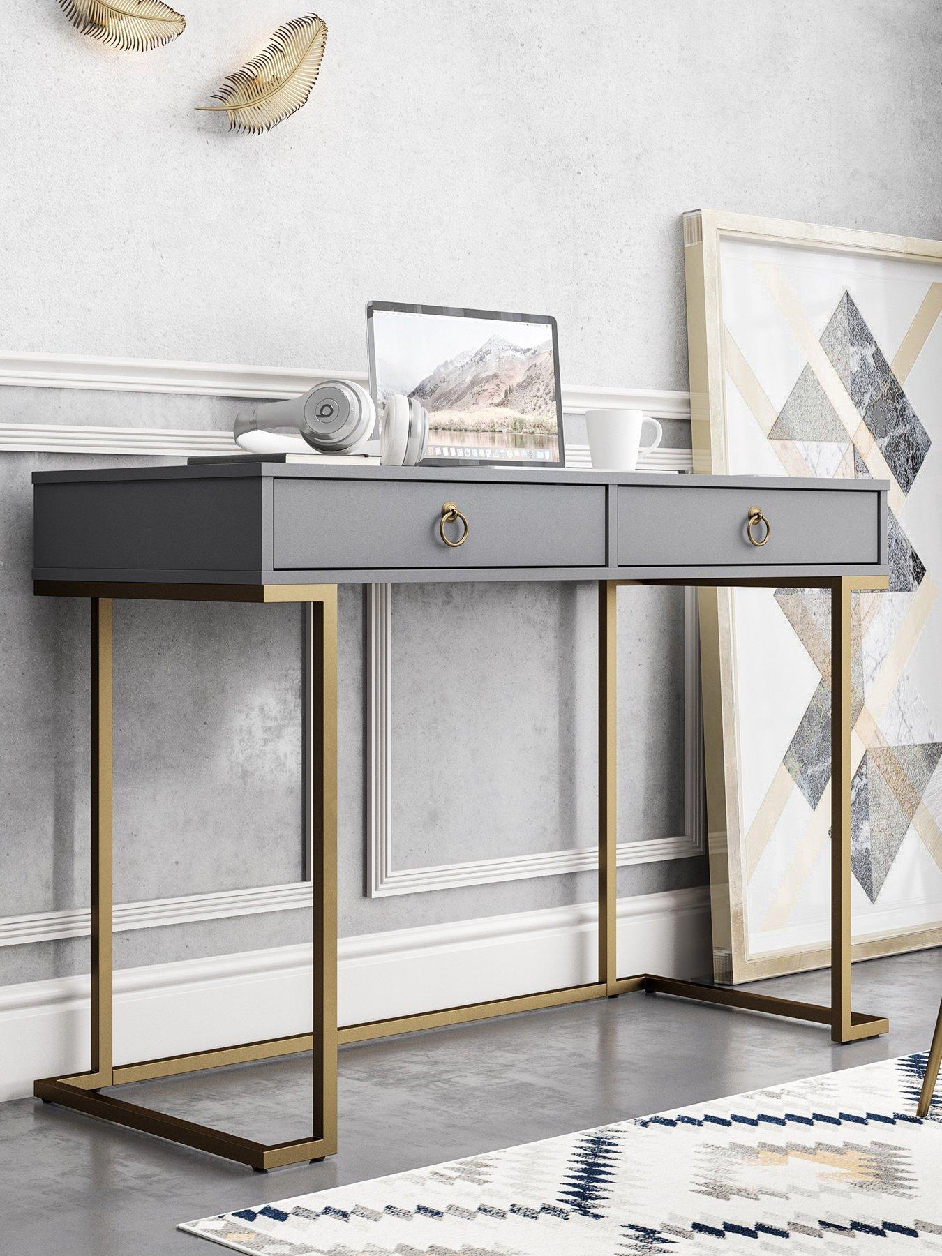 Image 1 of 4 of CosmoLiving by Cosmopolitan Camila Writing Desk