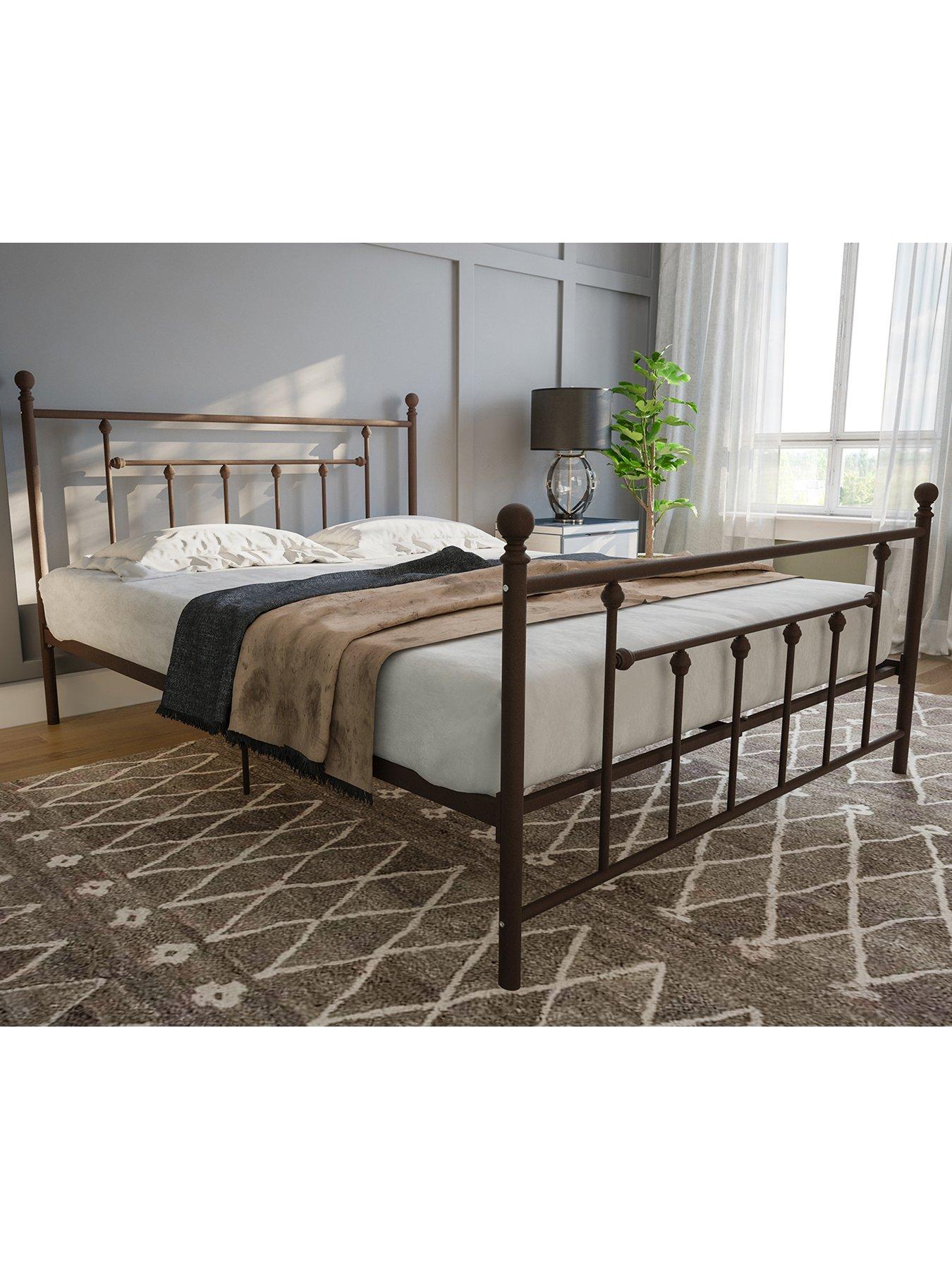 Image 1 of 4 of Dorel Home Manila Metal Bed Double
