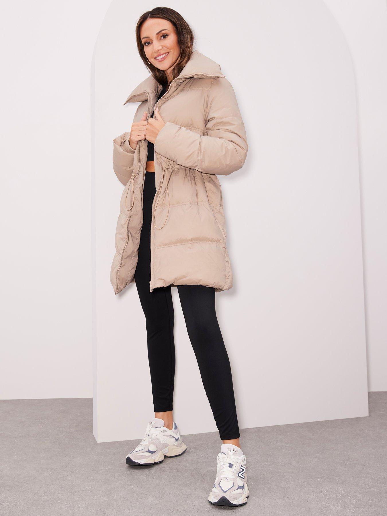 Parka with drawstring waist online