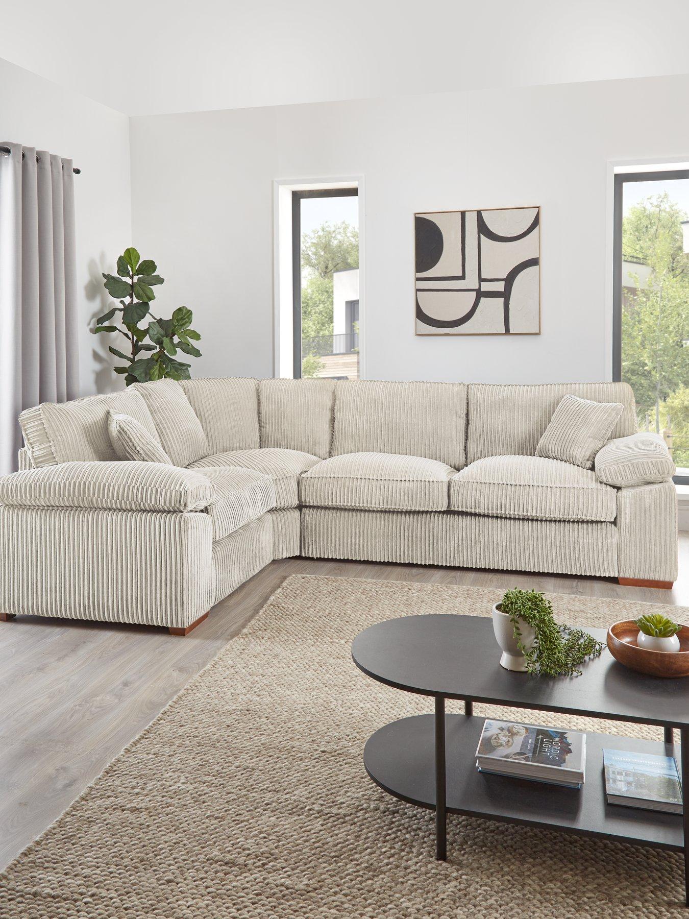 Very Home Parker Fabric Left Hand Corner Group Sofa - Made to Order in the UK